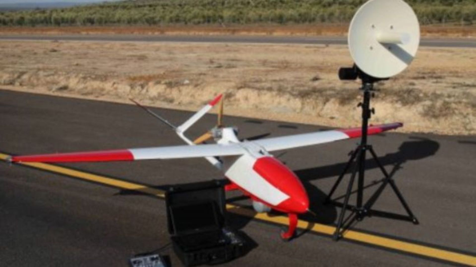 Un drone belge rouge et blanc s'est écrasé en France 