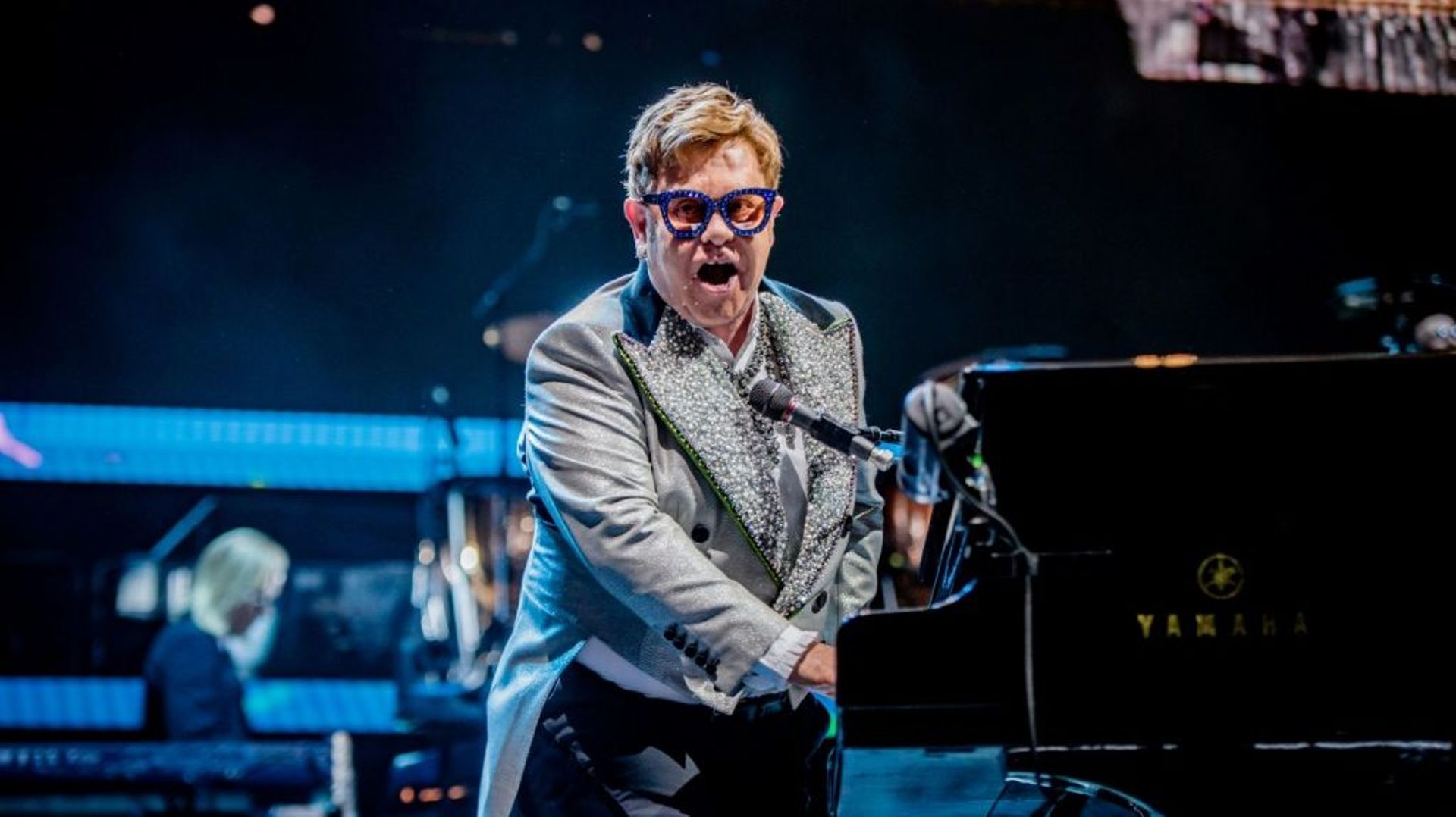 Elton John en concert à Amsterdam en juin 2019