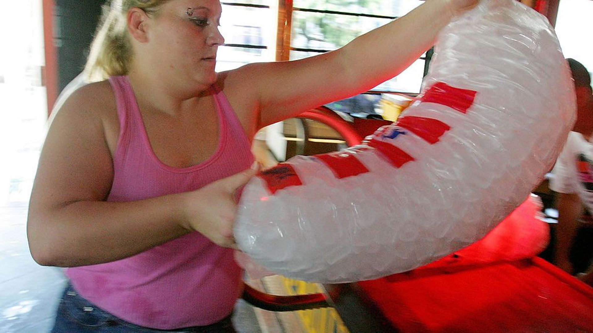 Ballon gonflable pour la plage 'Ice-Frosted