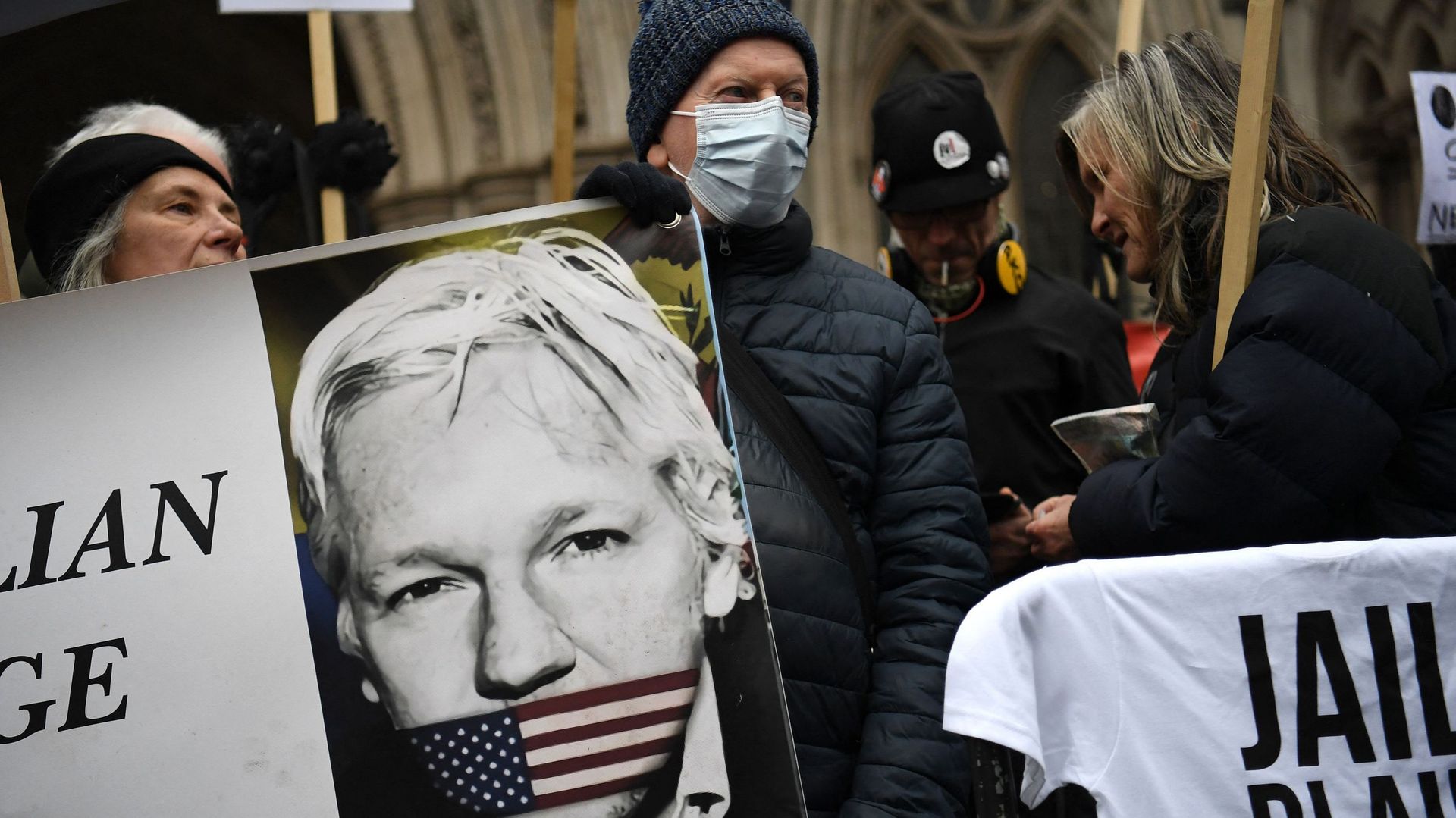 Manifestation à Londres en faveur d’Assange