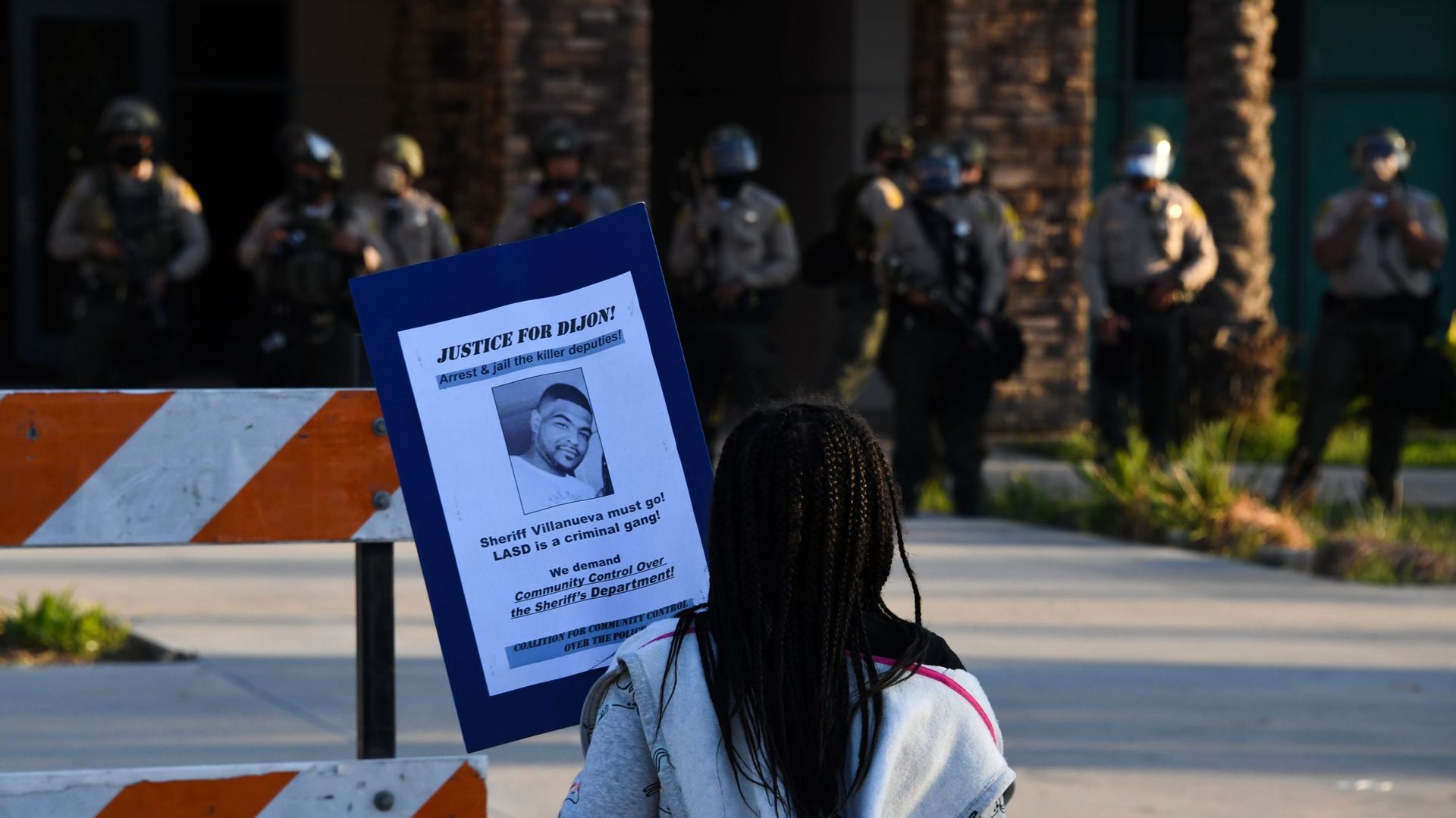 Manifestation à Los Angeles après la mort d'un homme noir tué par la police 