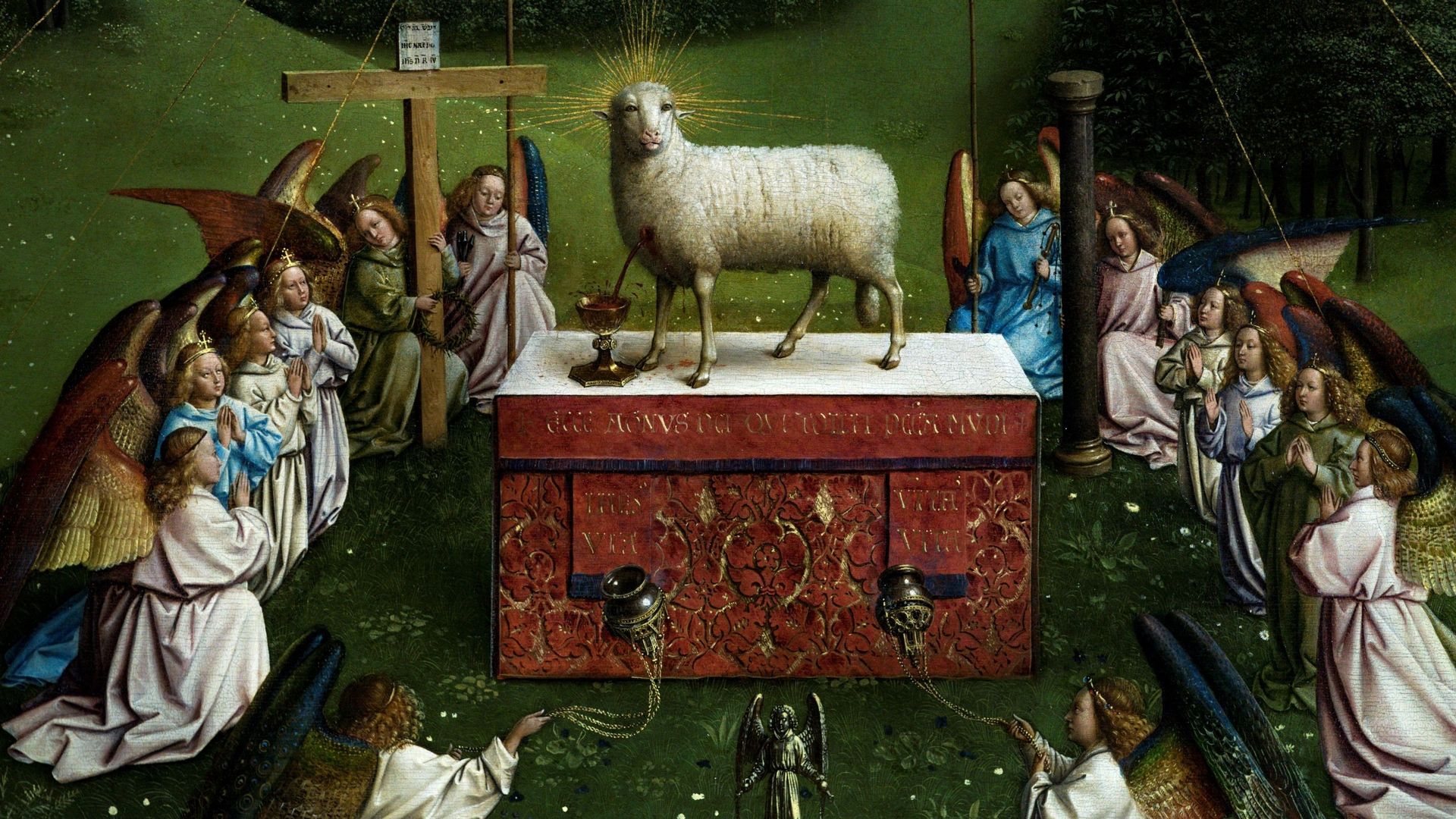 La nouvelle bande dessinée, "The Mystic Lamb : Admired and Stolen", a pour ambition de rendre plus accessible au grand public l'histoire tourmentée du célèbre polyptyque des frères Van Eyck.