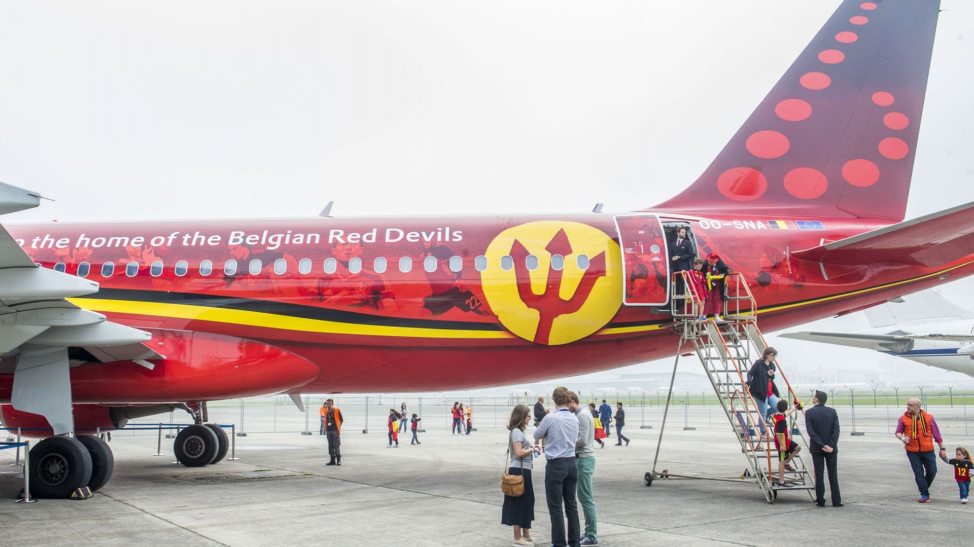 Avion Des Diables Rouges Les plus futés pourront voir l'avion des Diables - RTBF Actus