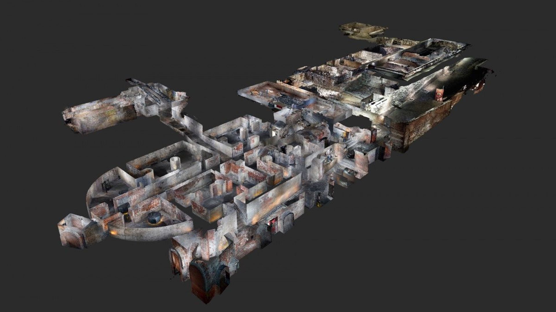 Le palais du Coudenberg modélisé en 3D