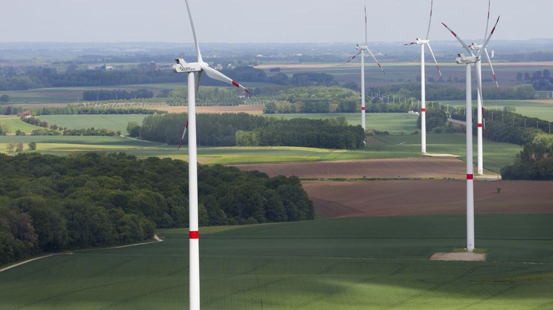 Un autre site éolien en Wallonie.