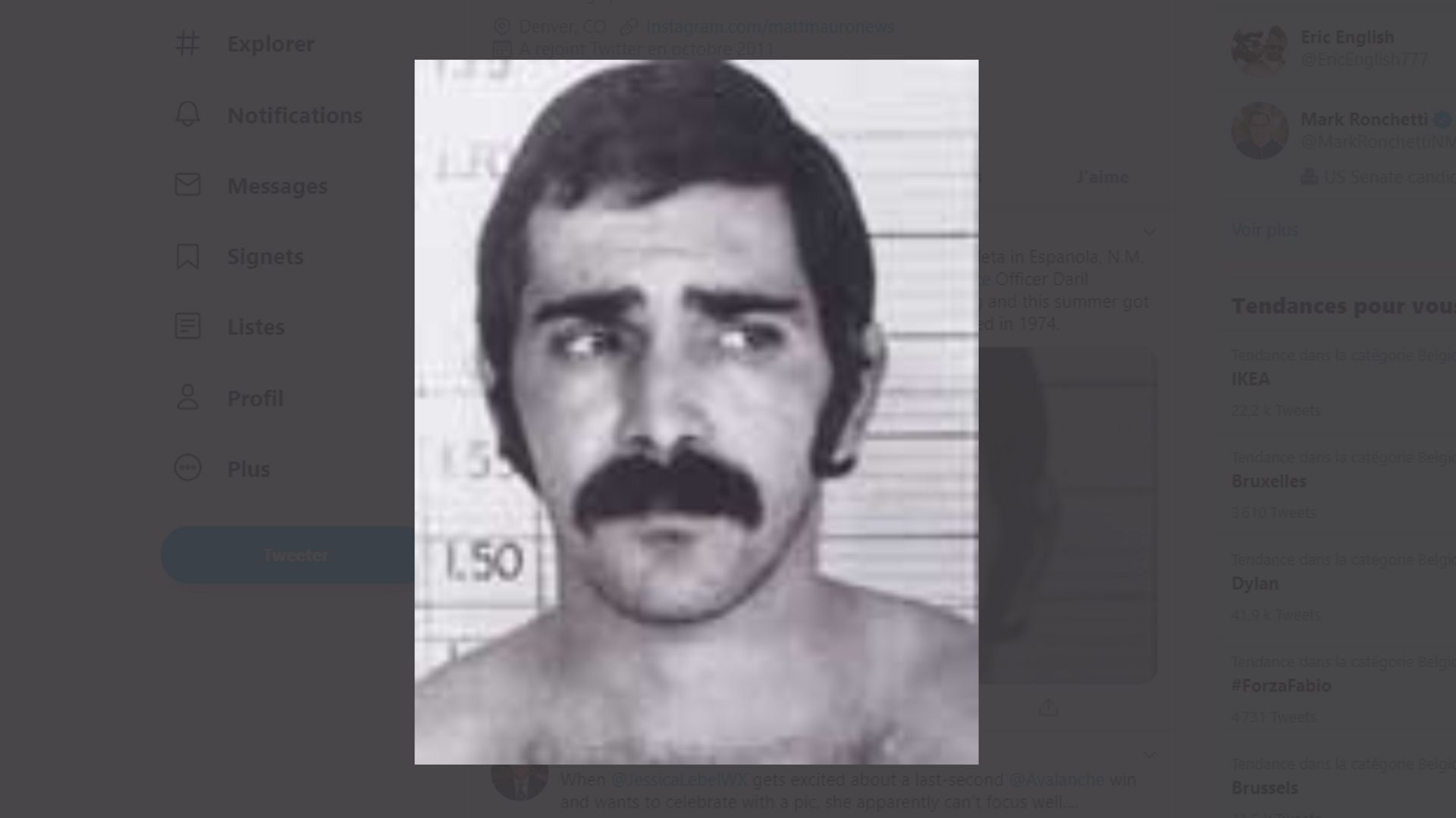 Luis Archuleta s'est échappé d'une prison de l'Etat du Colorado, en 1974