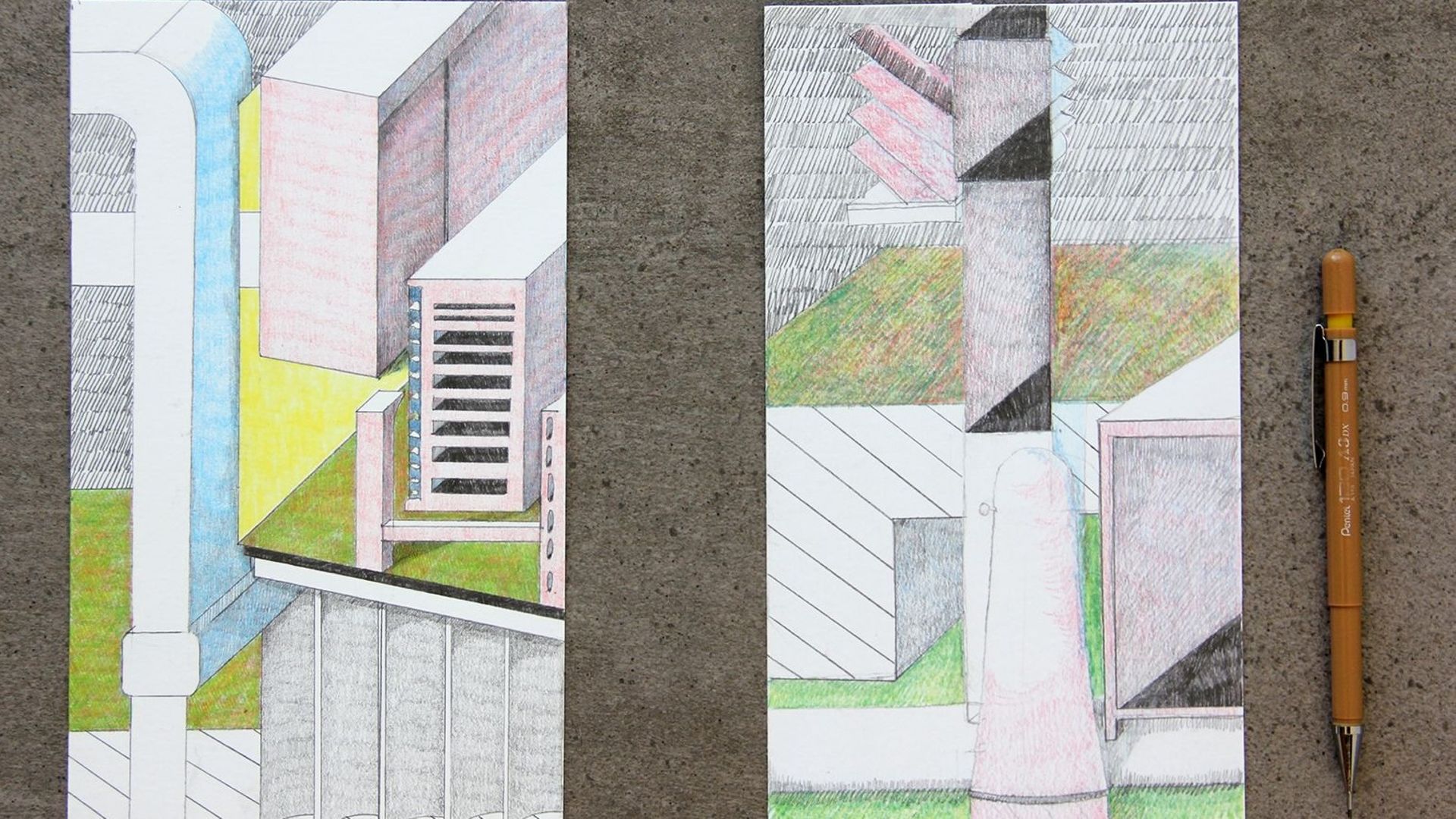  A Voyage Into The Moon, dessins de Control Room_chpt 3