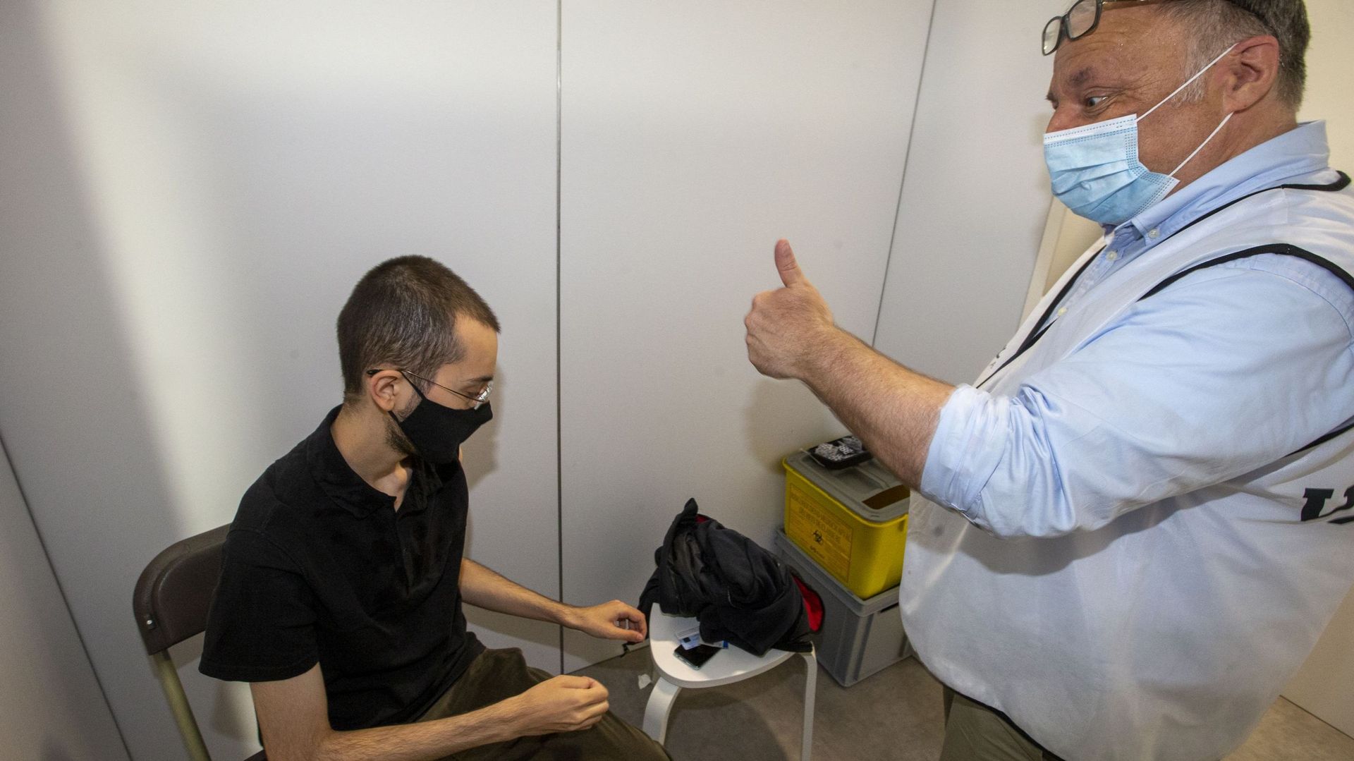 Le taux de vaccination est encourageant en Belgique.
