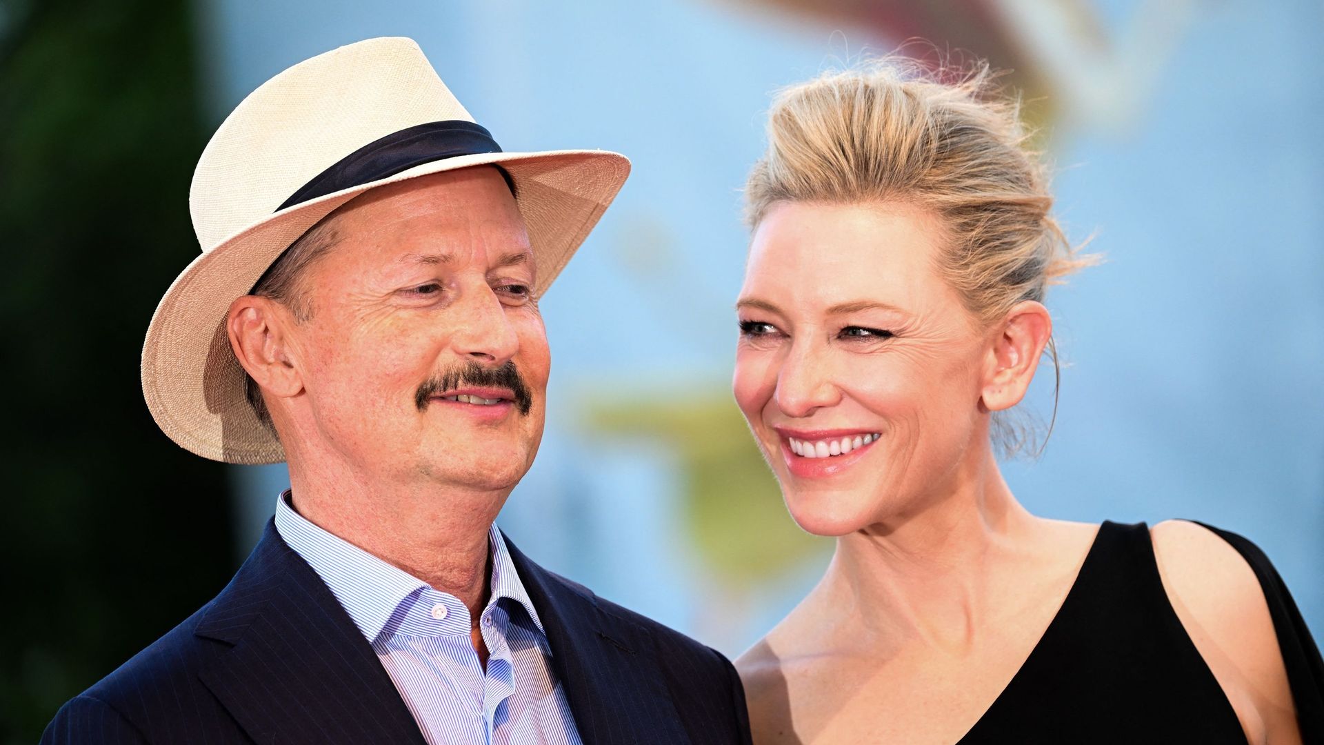 Le réalisateur Todd Field avec Cate Blanchett à la Mostra de Venise en septembre 2022