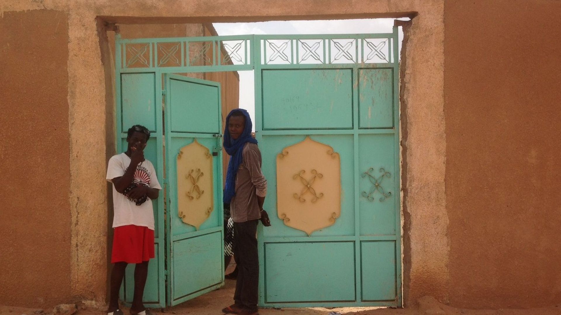 La porte d'entrée du ghetto à Agadez