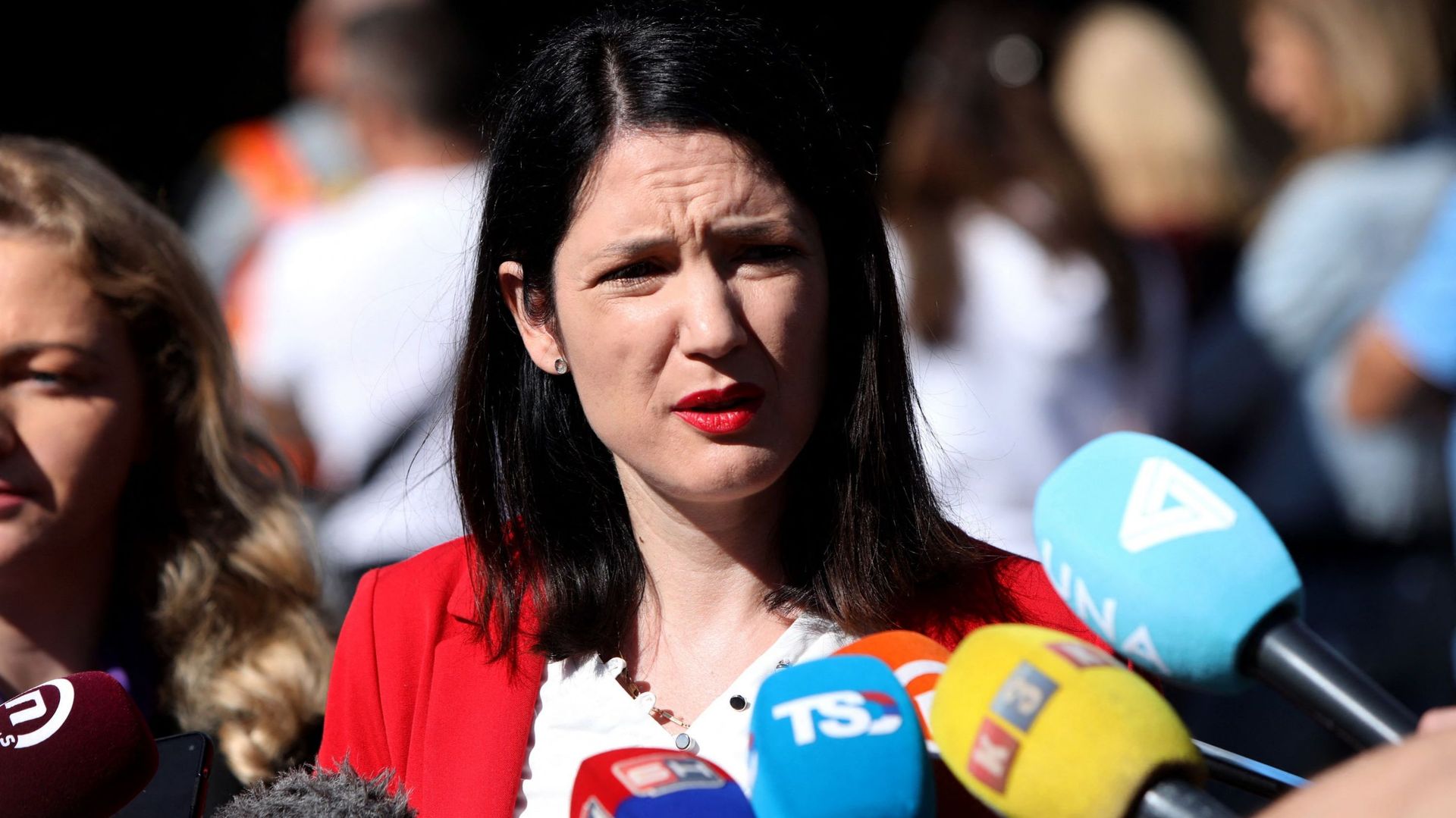 Jelena Trivic, leader du parti du progrès démocratique en République serbe de Bosnie