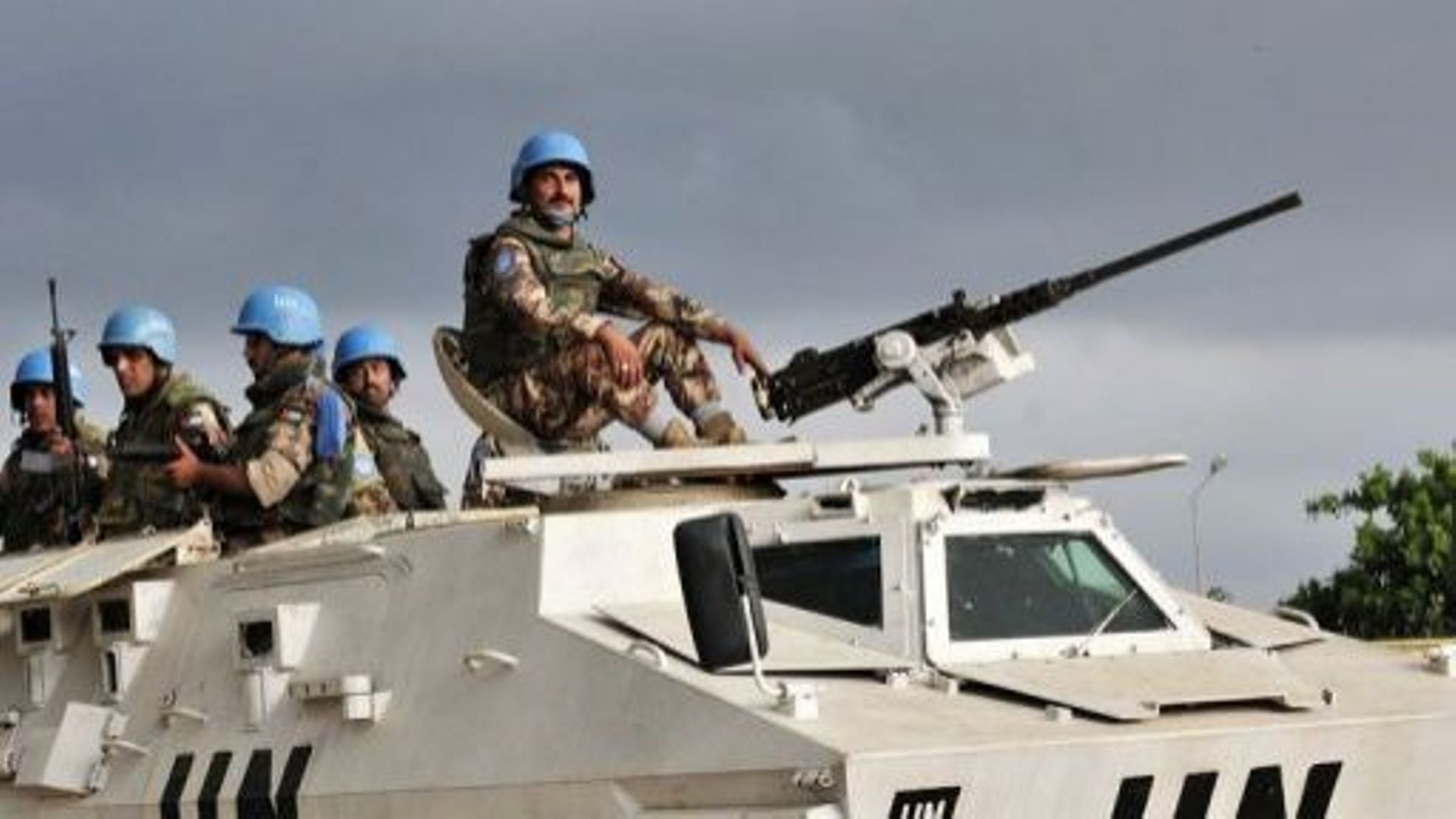 Des Casques bleus de l'ONU en Côte d'Ivoire le 10 décembre 2011