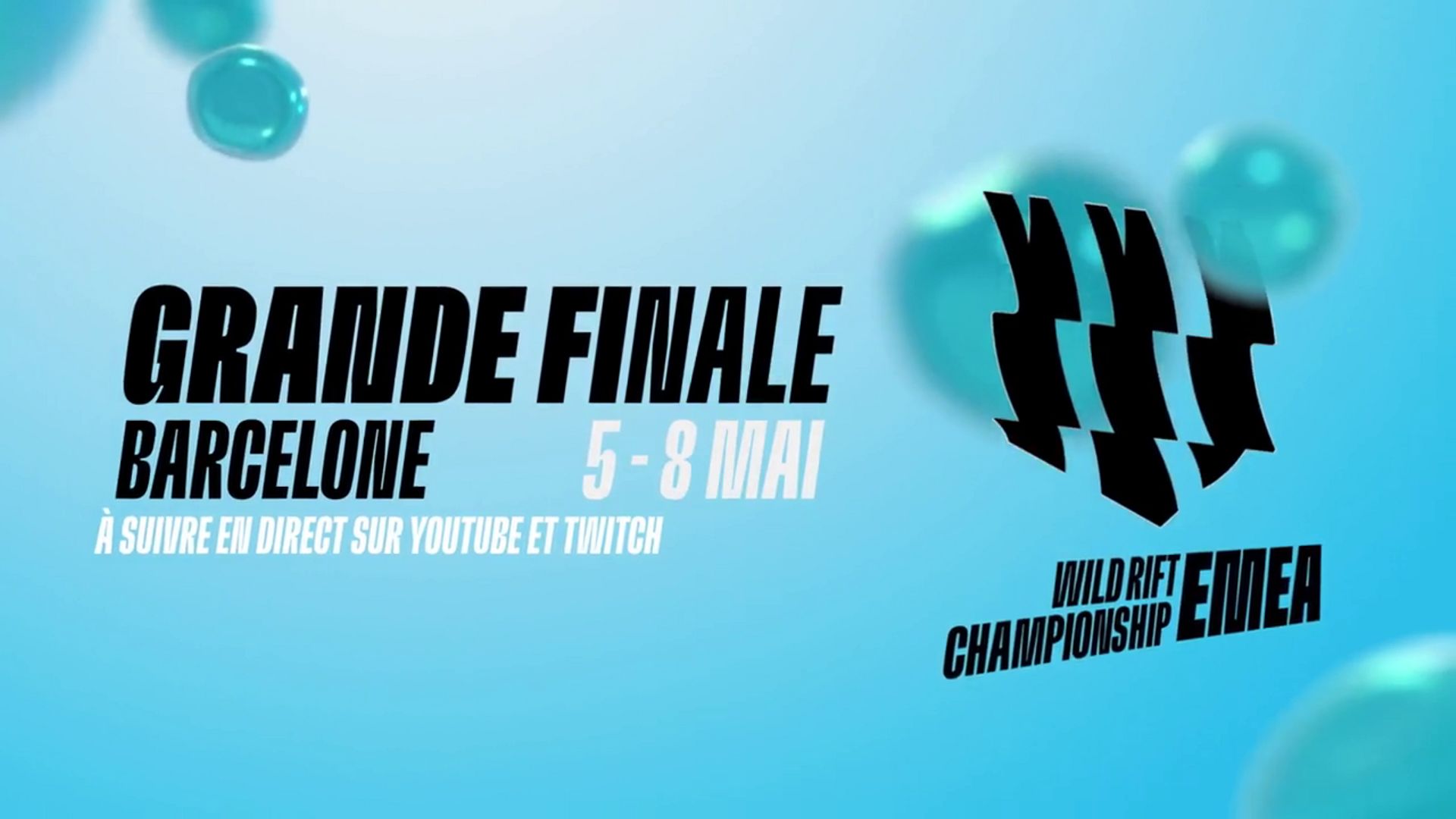 Affiche de la finale du Wild Rift Championship EMEA