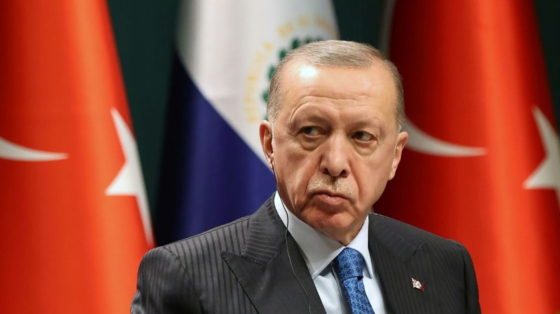 Le président turc Recep Tayyip Erdogan le 20 janvier au palais présidentiel à Ankara