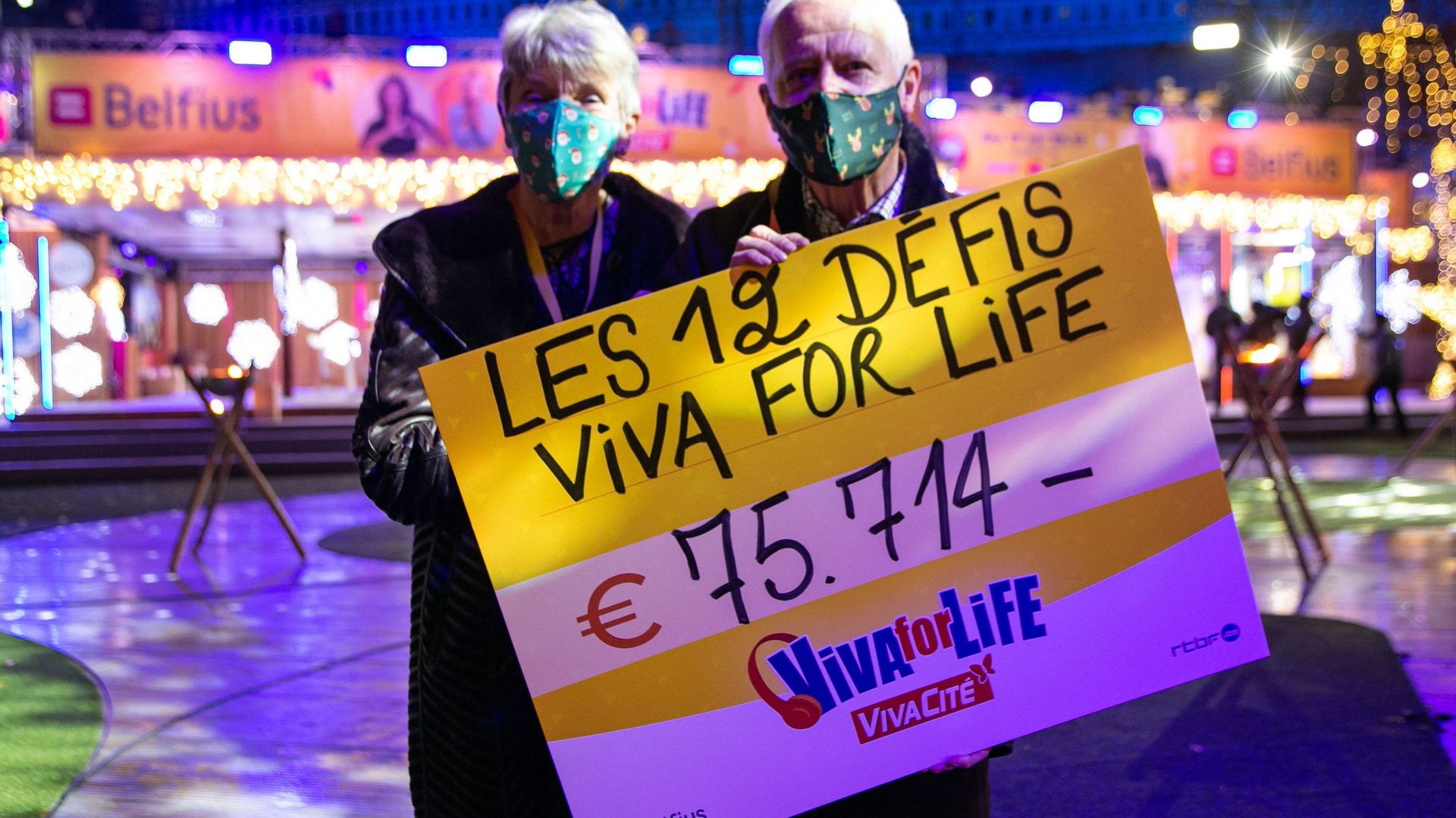 Les 12 défis ont permis de récolter 75.714 euros pour Viva for Life