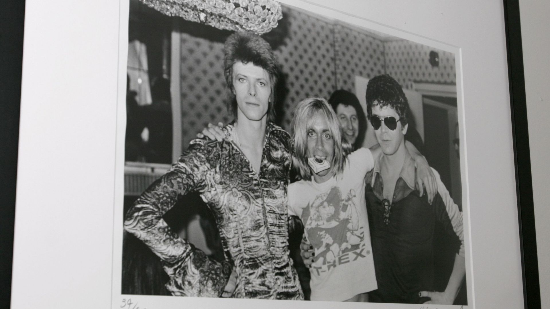(de gauche à droite : David Bowie, Iggy Pop et Lou Reed)