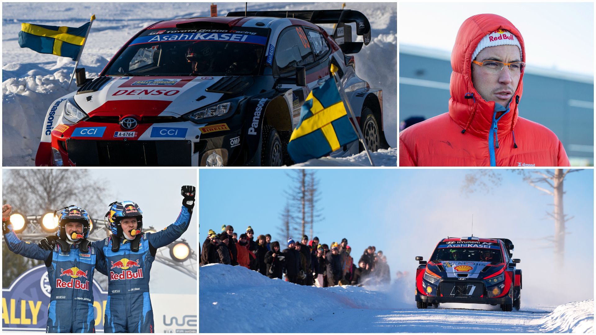WRC : quelques images fortes du Rallye de Suède