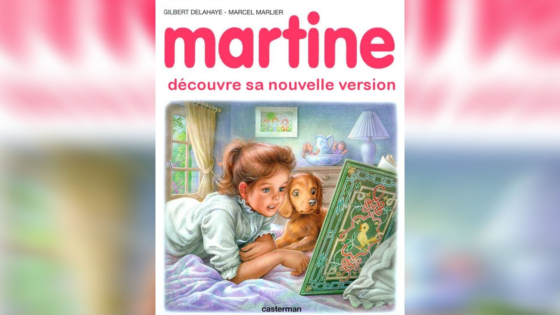 La couverture ci-dessus n'est pas issue d'un véritable album de Martine. Elle a été créée à l'aide du "générateur de couverture Martin" proposé par le site retourdemartine.free.fr.
