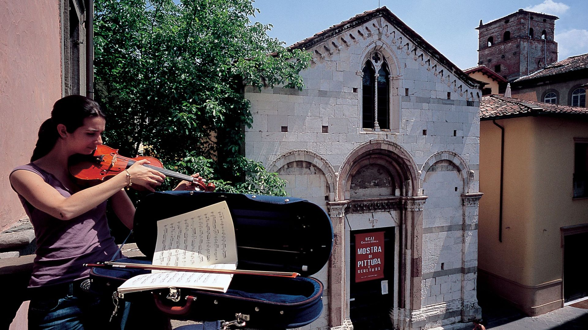 Eglise à Lucques, en Italie, transformée en salle de concert