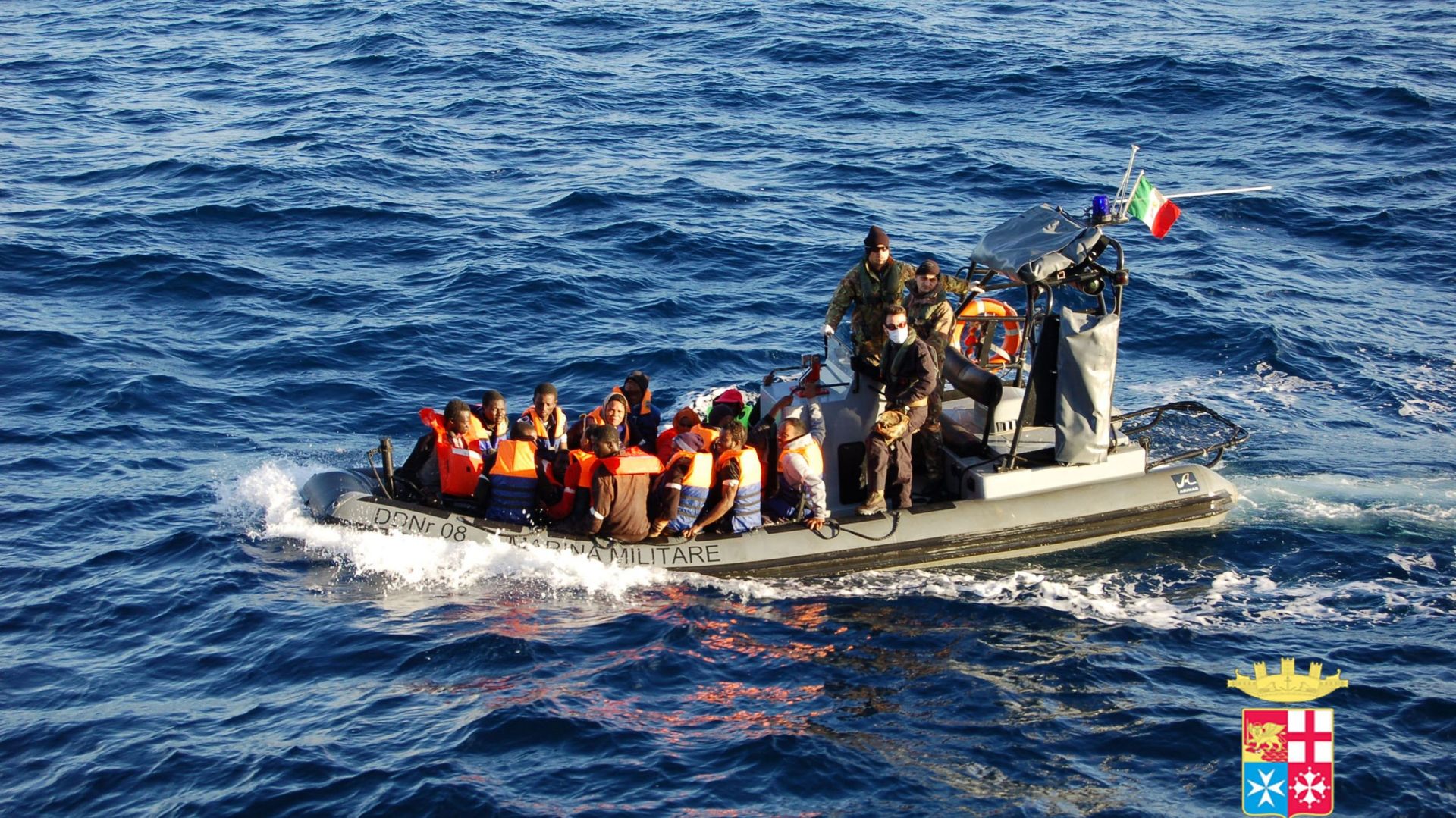 Lampedusa: la marine italienne sauve 236 migrants
