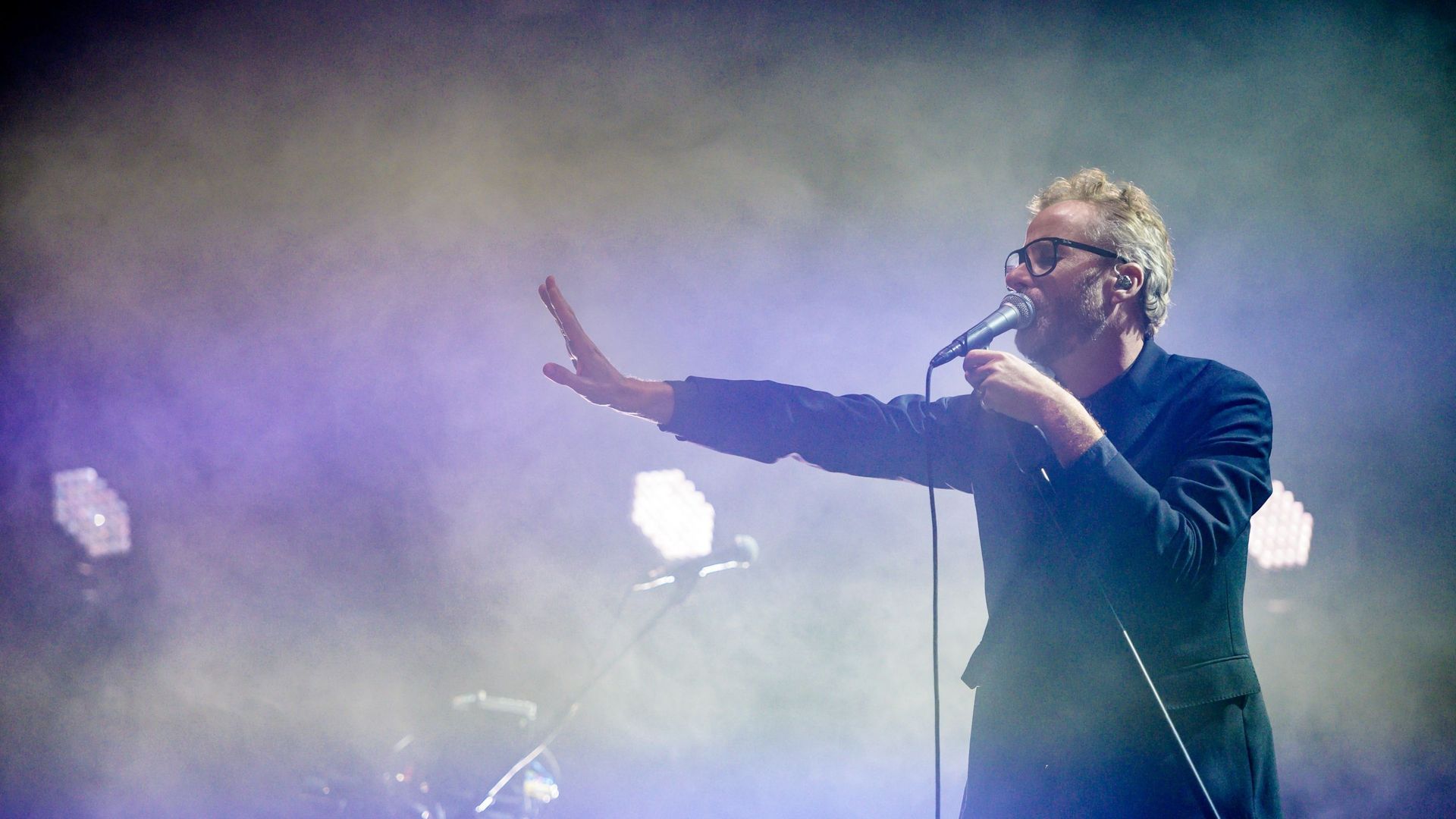 Matt Berninger de "The National" se produit au Campo Pequeno le 12 décembre 2019 à Lisbonne, au Portugal.
