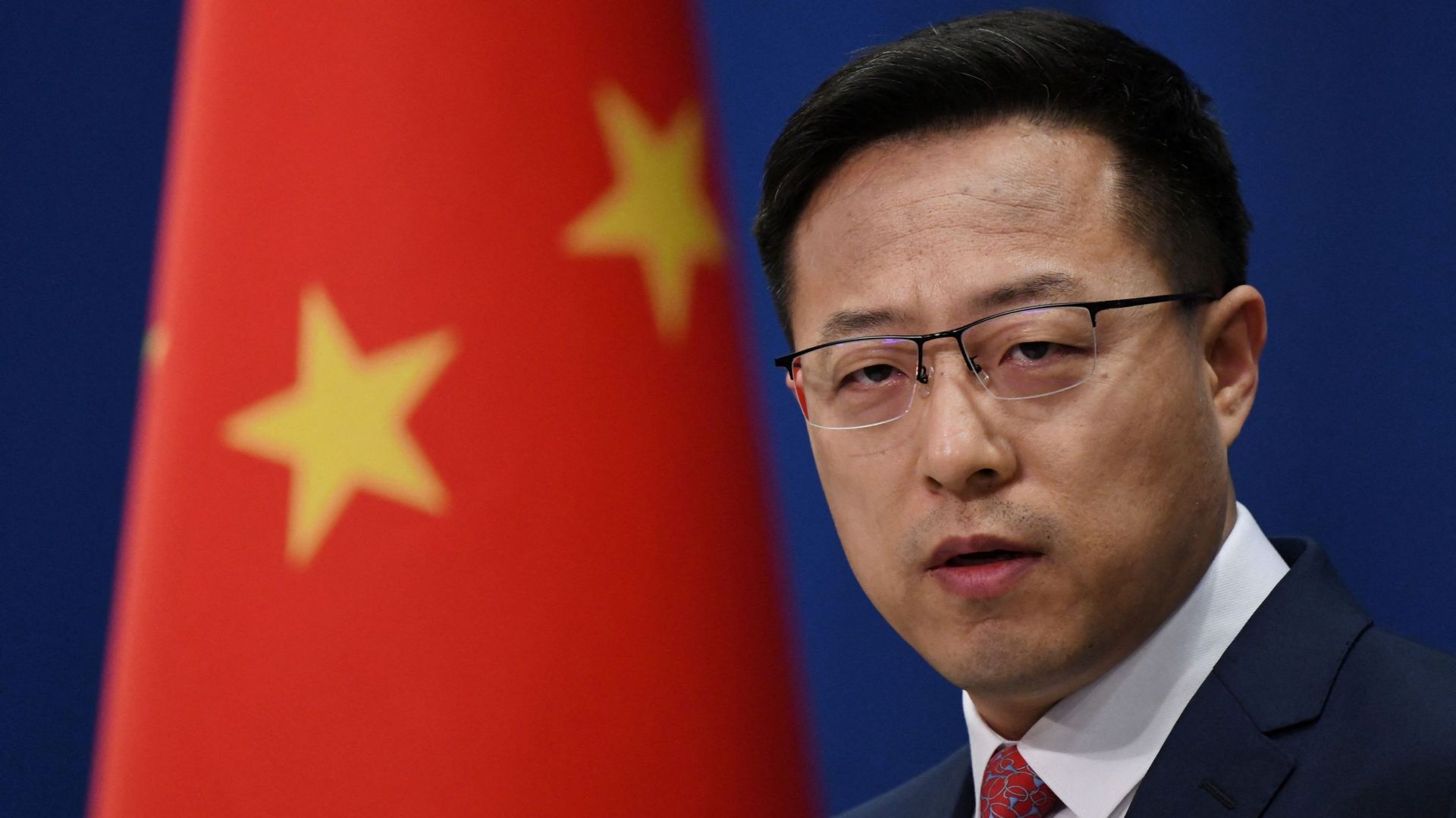 Le porte-parole du ministère chinois des affaires étrangères, Zhao Lijian.