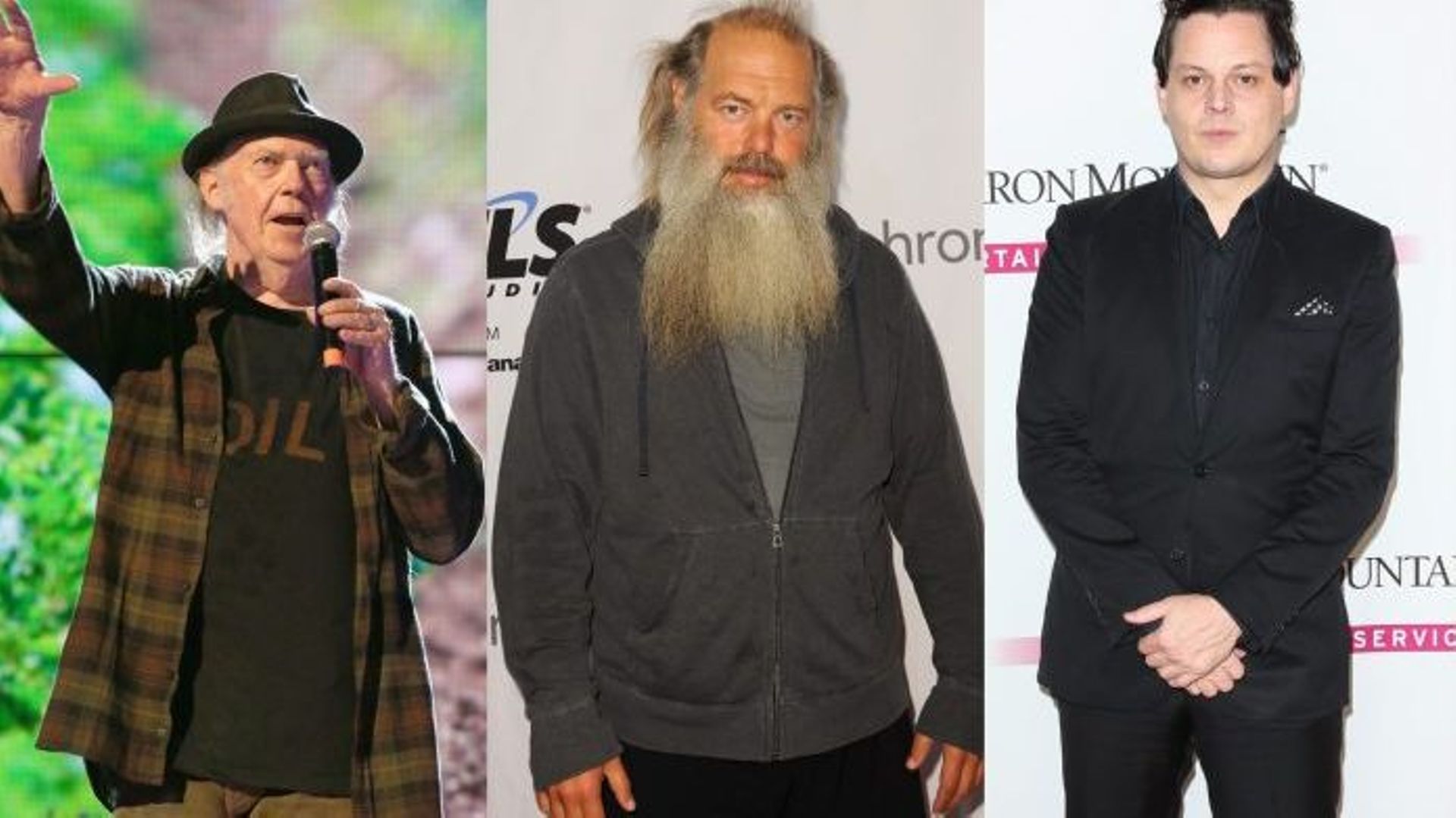 Neil Young, Rick Rubin, Jack White.