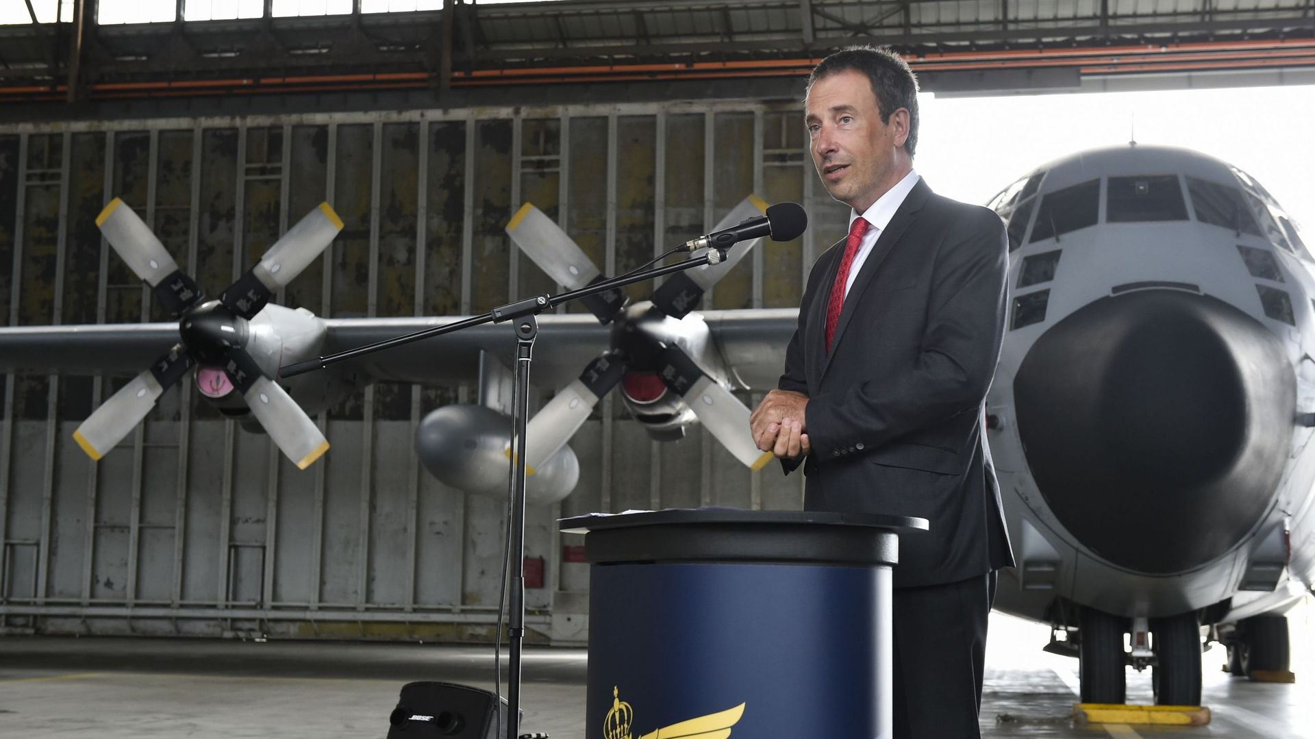 Le futur hangar pour avions A400M de la Défense sort de terre à Melsbroek