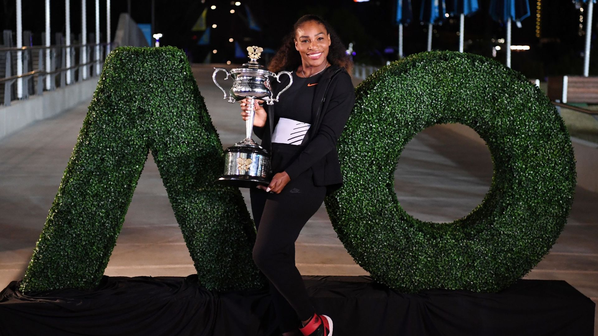 Personne ne le savait, mais Serena Williams était enceinte quand elle a gagné les Internationaux d'Australie