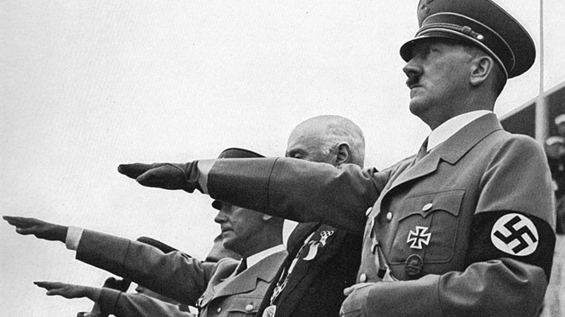 Adolf Hitler, aux Jeux Olympiques de Berlin en 1936.