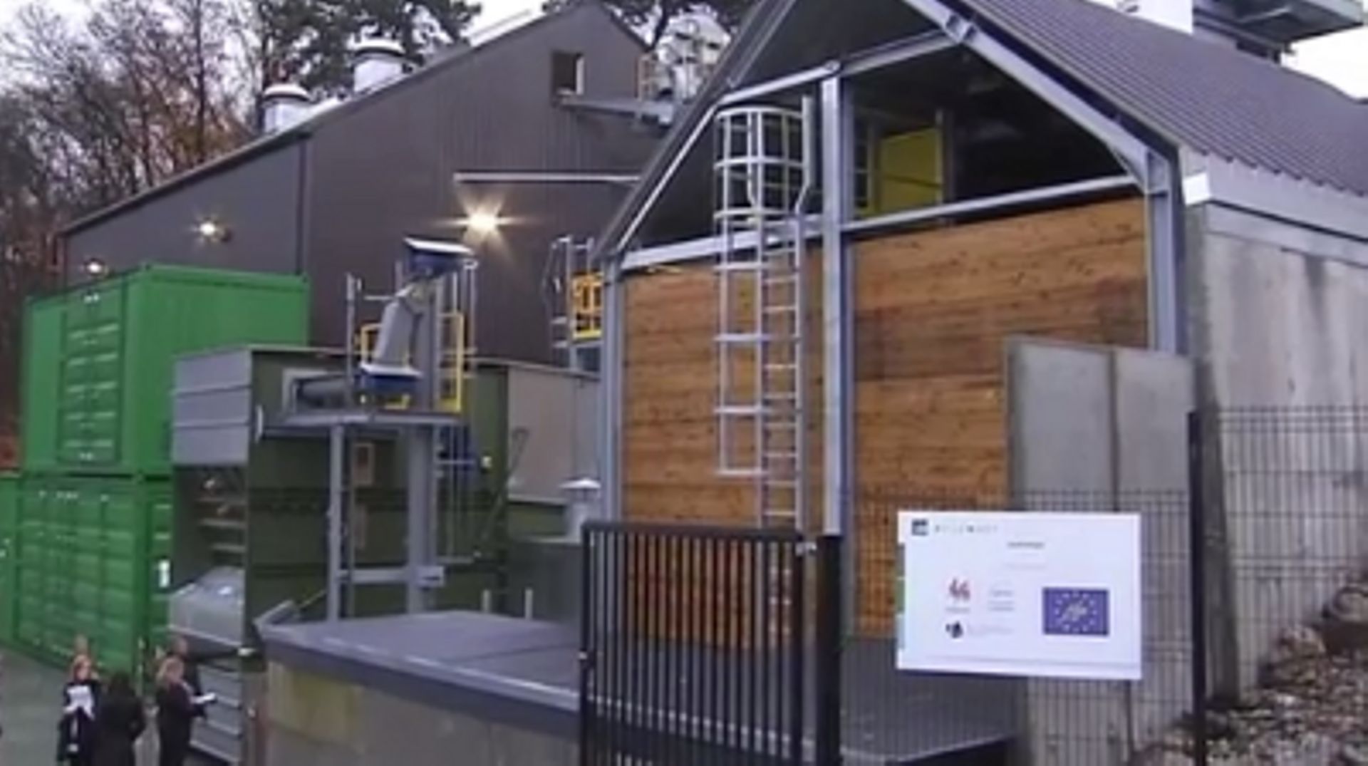 Yvoir : l’hôpital de Mont-Godinne valorise du bois wallon en énergie verte  