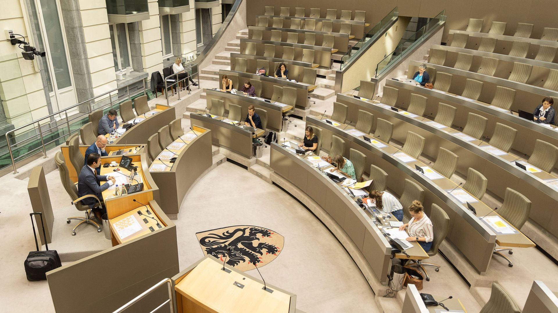 Image d'illustration du Parlement flamand. 