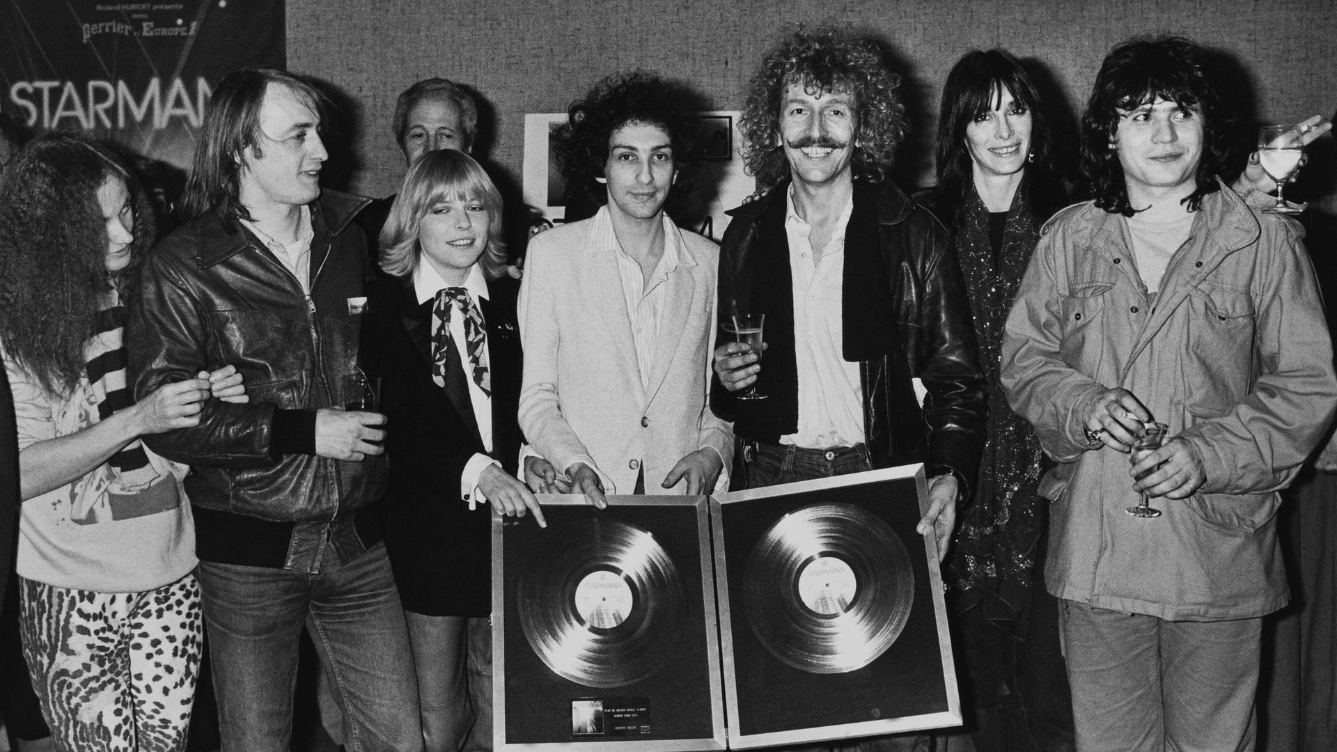 1979 : Michel Berger, Luc Plamondon et les chanteurs de Starmania, l’Opéra Rock