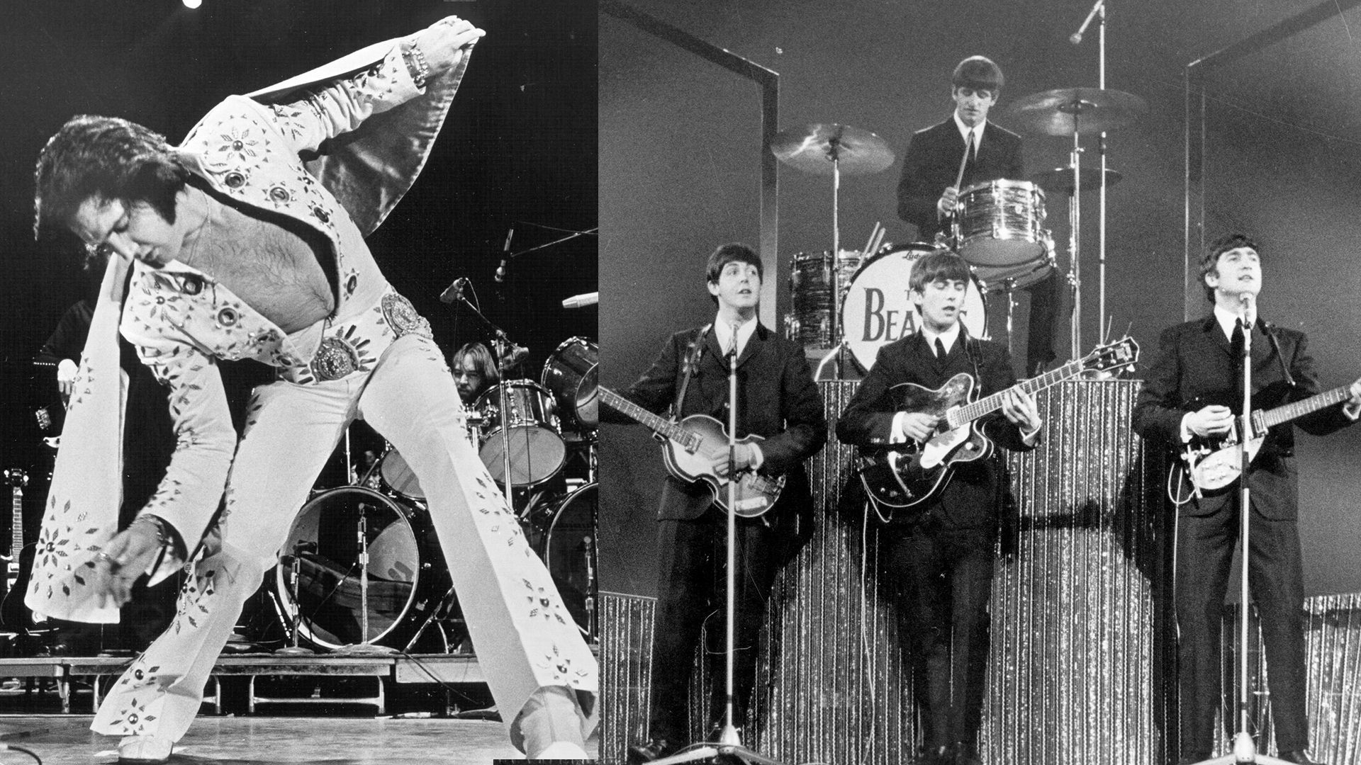 Elvis Presley – les Beatles