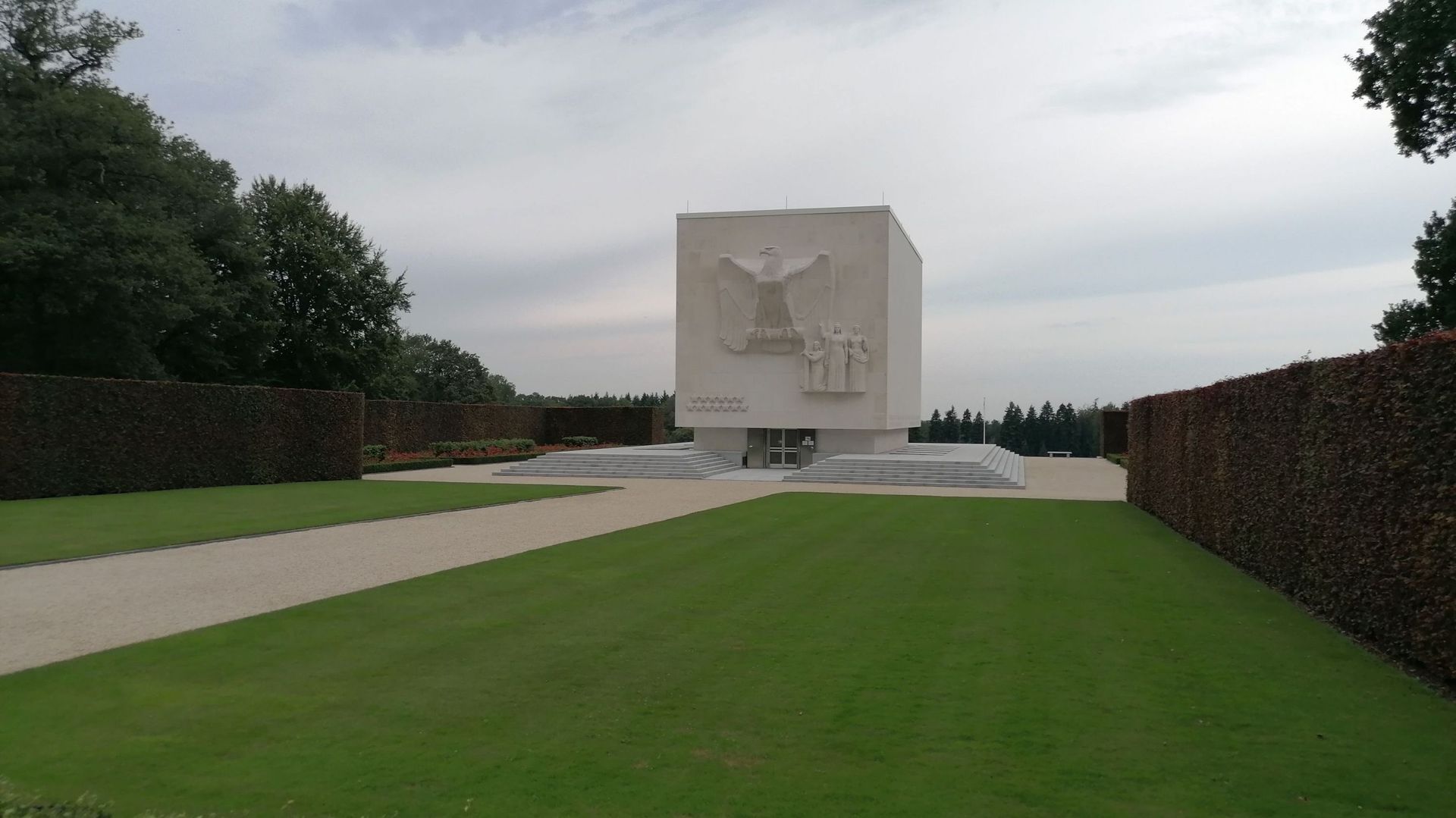 Bâtiment du cimetière américain