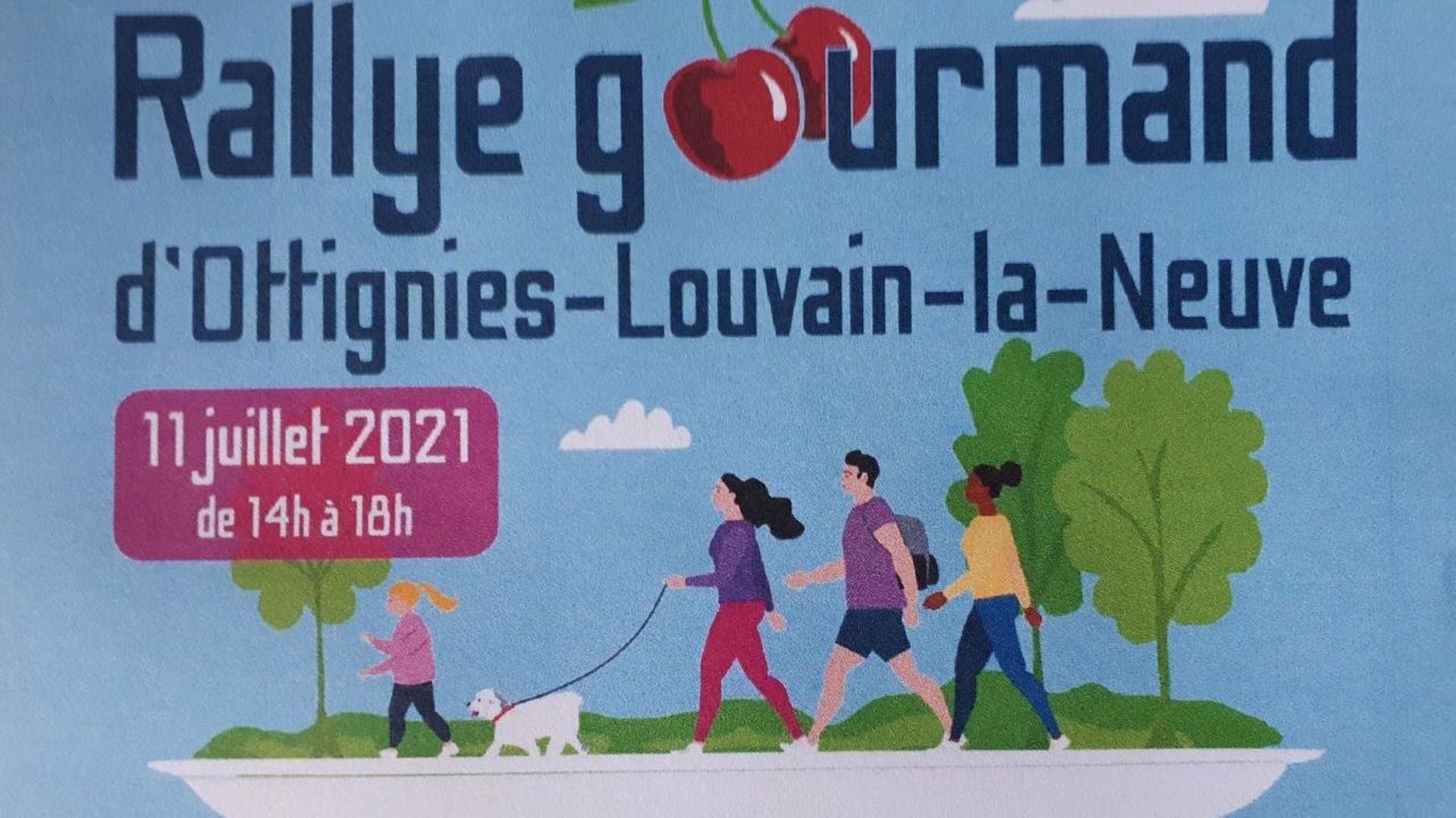 Rallye gourmand à Ottignies-Louvain-la-Neuve ce 11 juillet