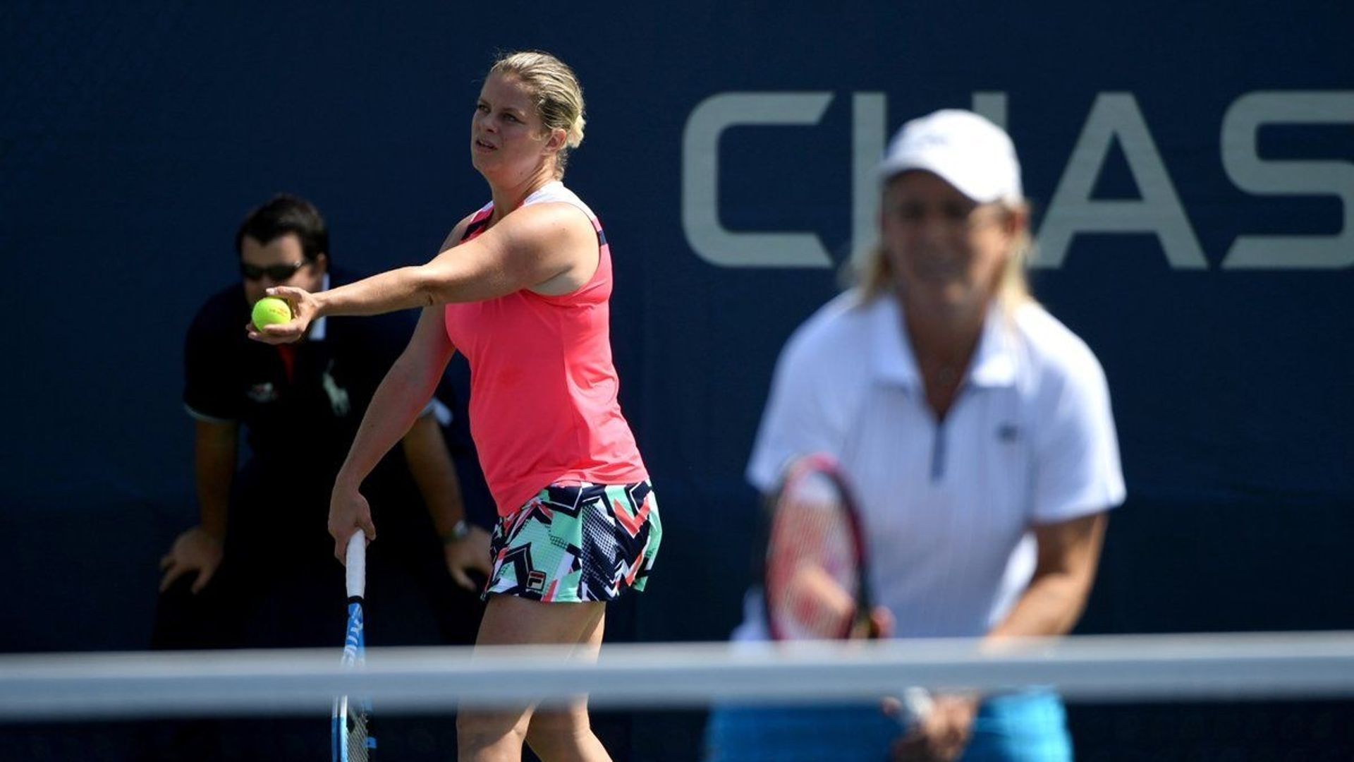 Kim Clijsters et Martina Navratilova
