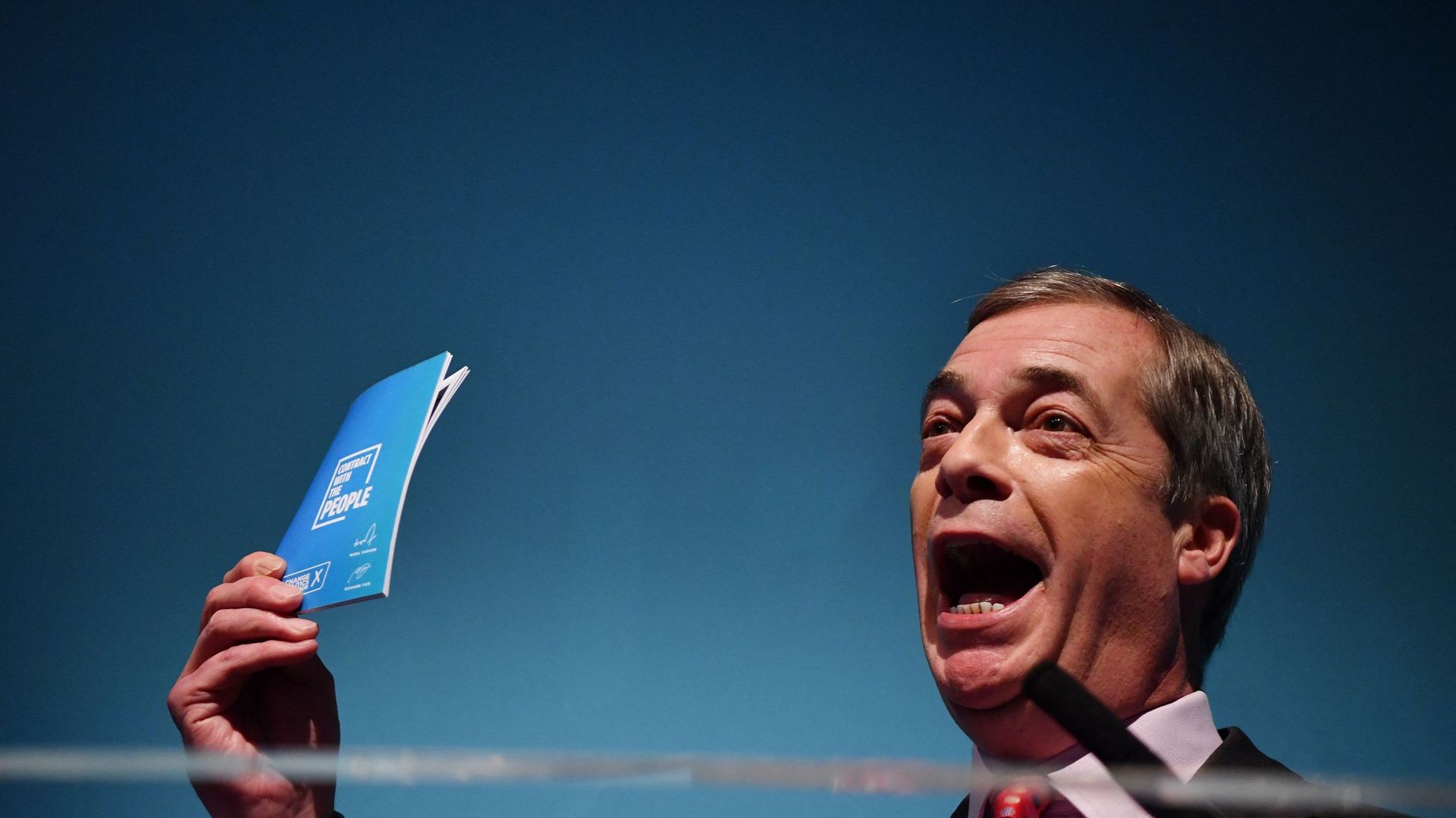 Nigel Farage le 22 novembre 2019 à Londres 