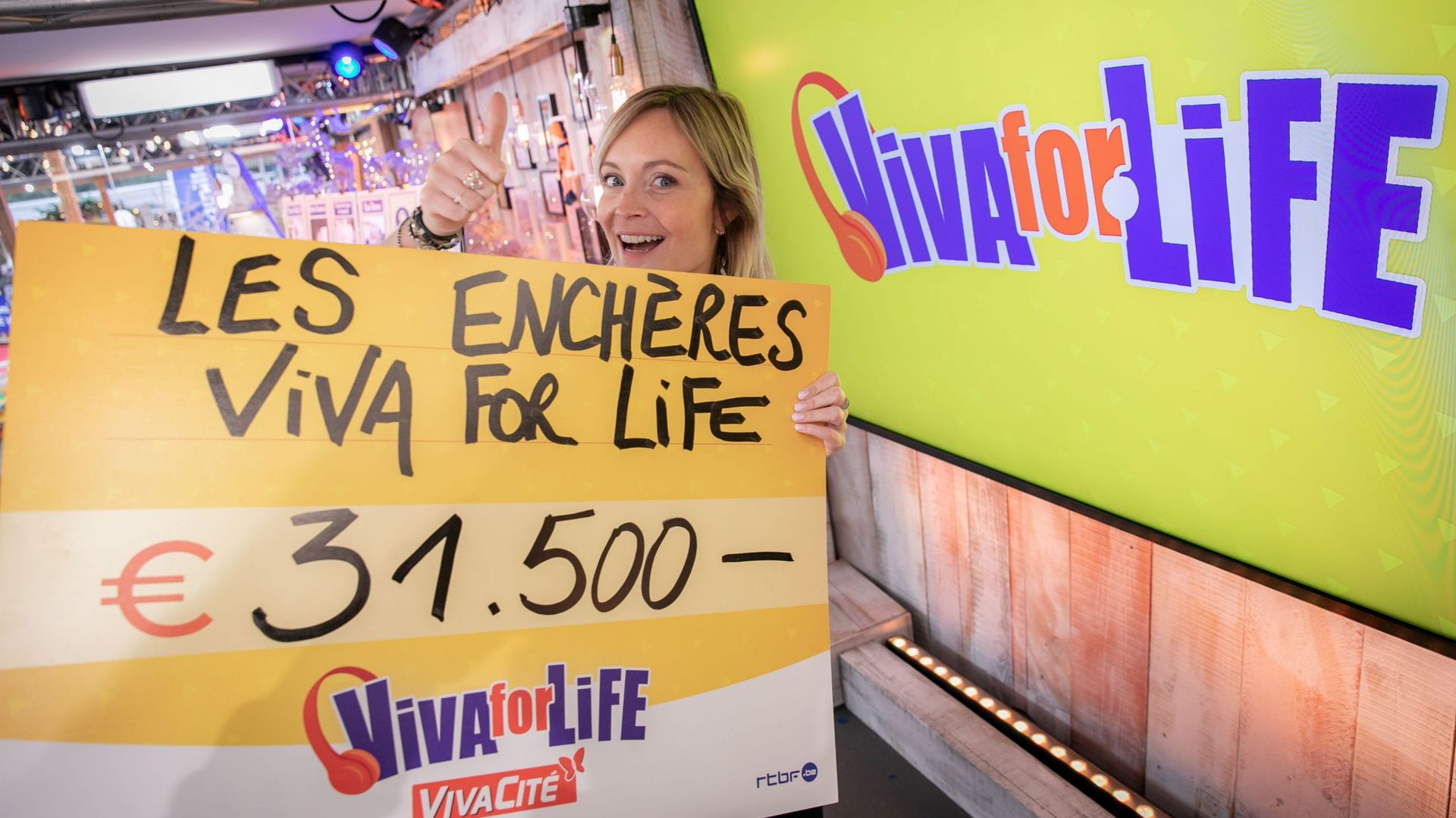 Les enchères de Viva for Life rapportent 31.500€ de plus dans la cagnotte !