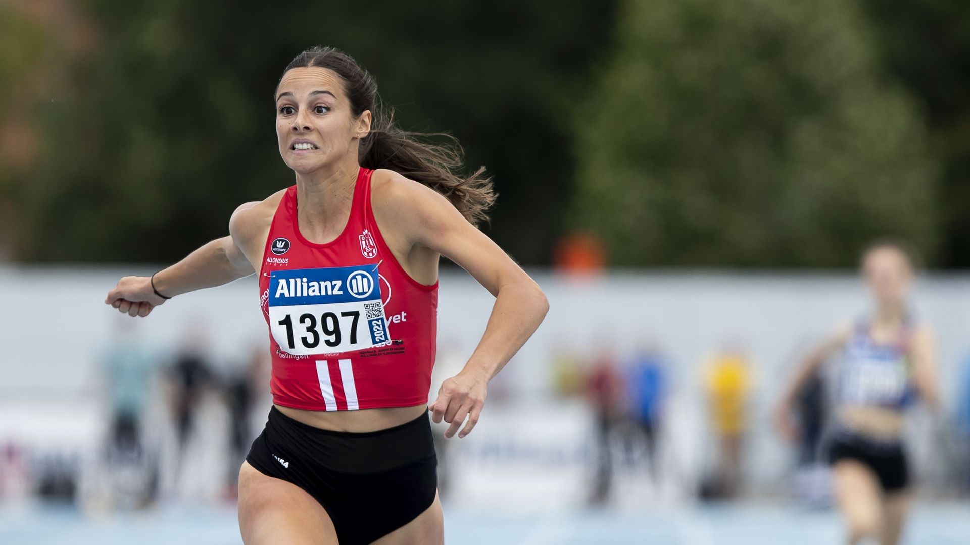 Camille Laus, une des athlètes sur 400m en individuel