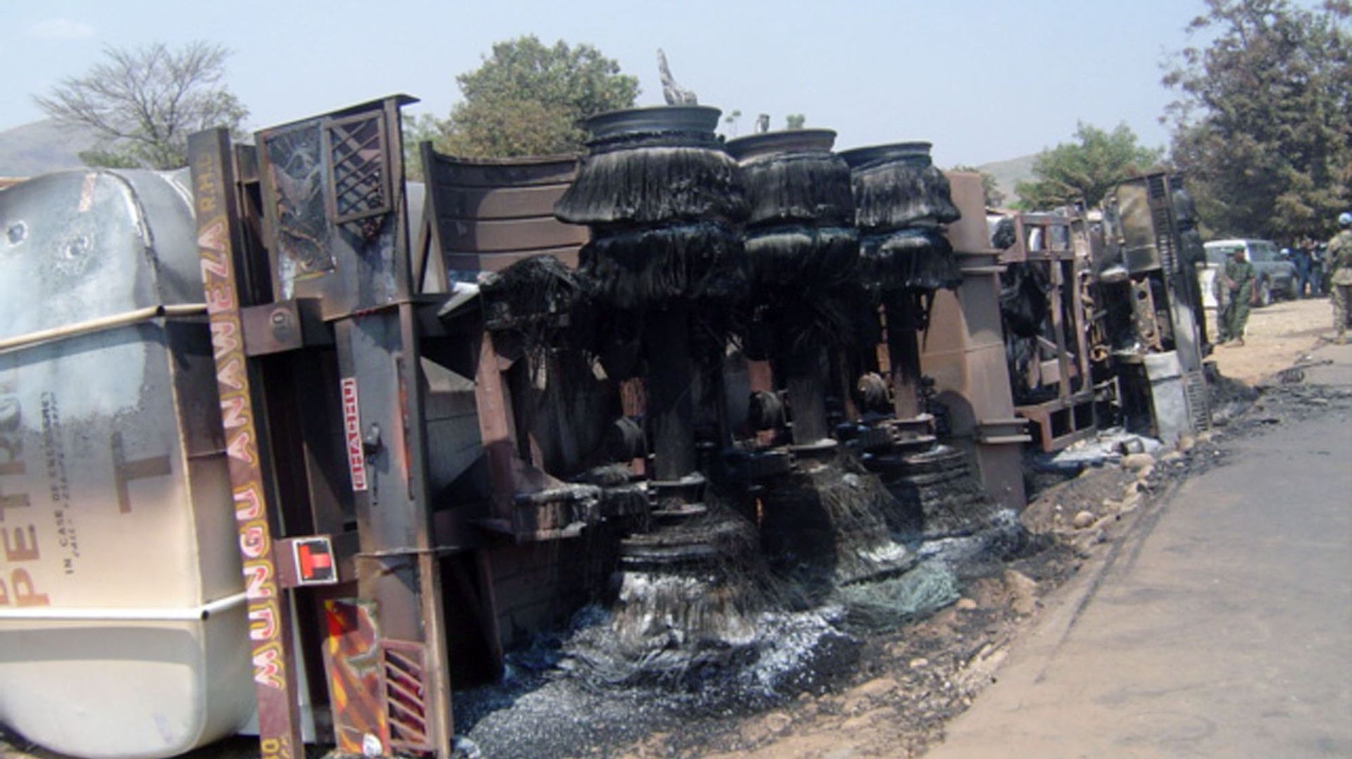 Illustration - Collision avec un camion-citerne en RDC: au moins 60 morts et des dizaines de brûlés