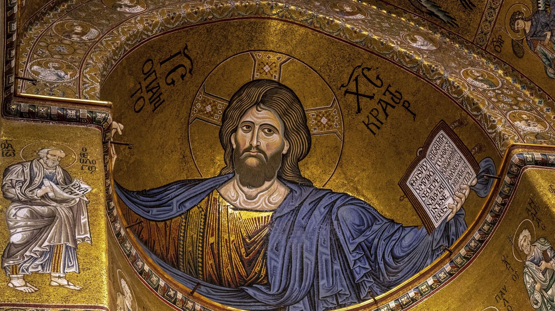 Christ Pantocrator (Christ en gloire), Monreale