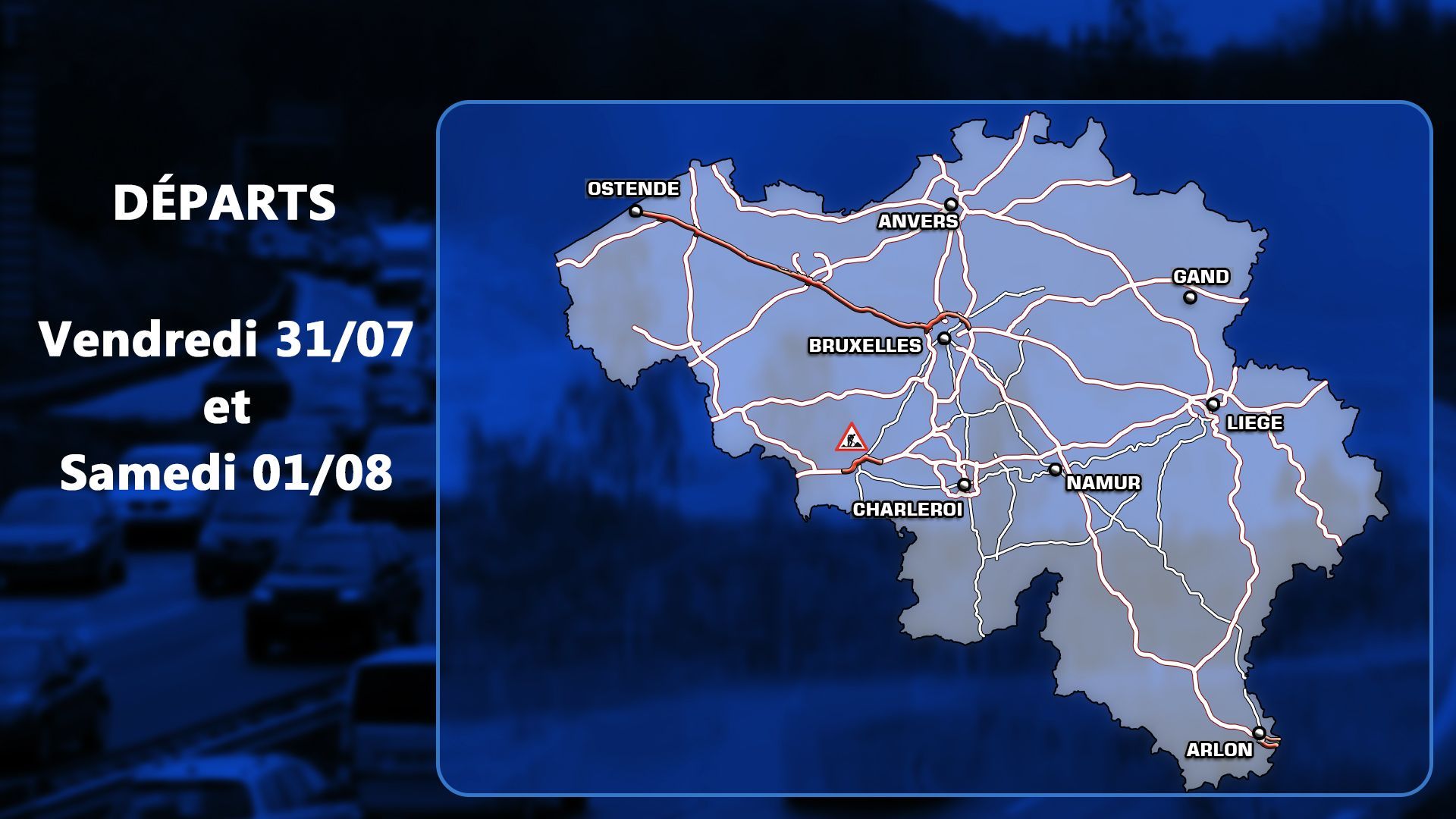 Chassé-croisé ce week-end : départs vendredi et samedi