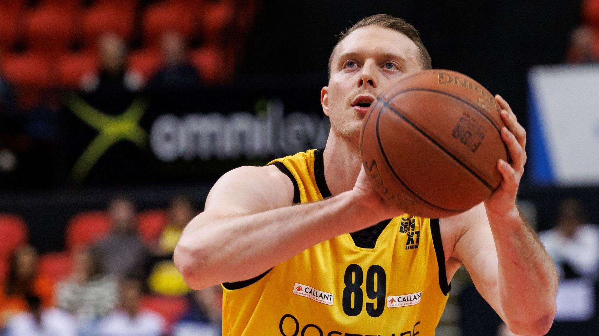 Basket : Le joueur d'Ostende Olivier Troisfontaines. Ostende a battu Mons-Hainaut dans la première manche des demi-finales
