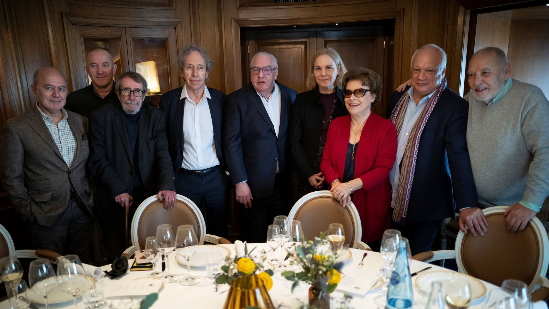 Le jury du Goncourt en mars 2020