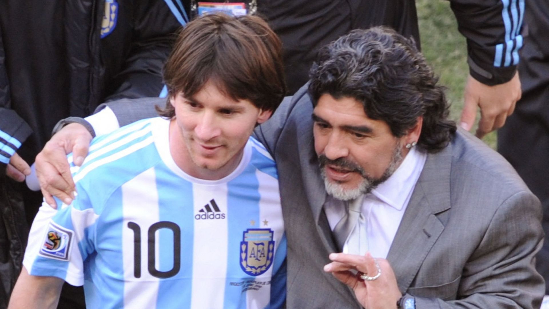 Maradona a entraîné Messi lors de la Coupe du monde 2010.