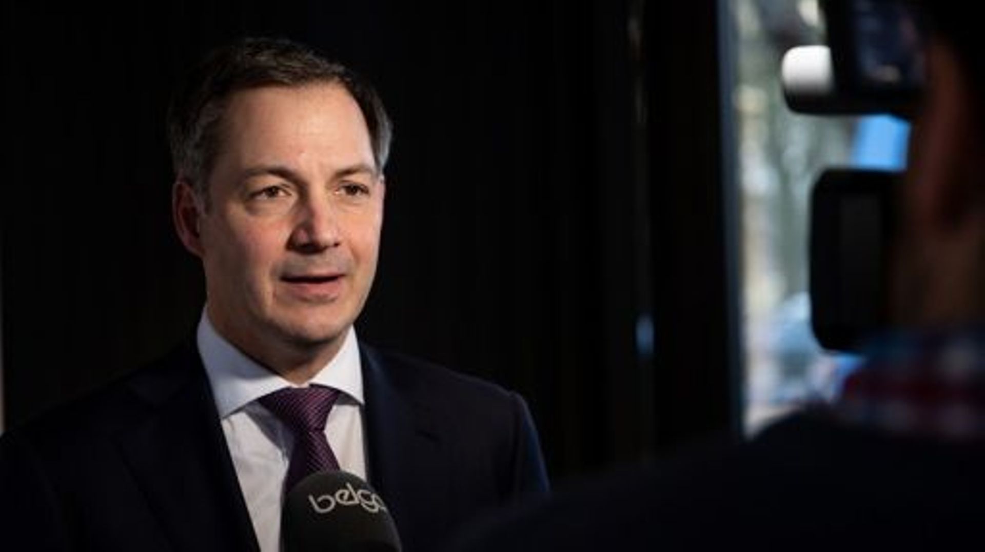 Le Premier ministre Alexander De Croo à Anvers, vendredi 17 février.