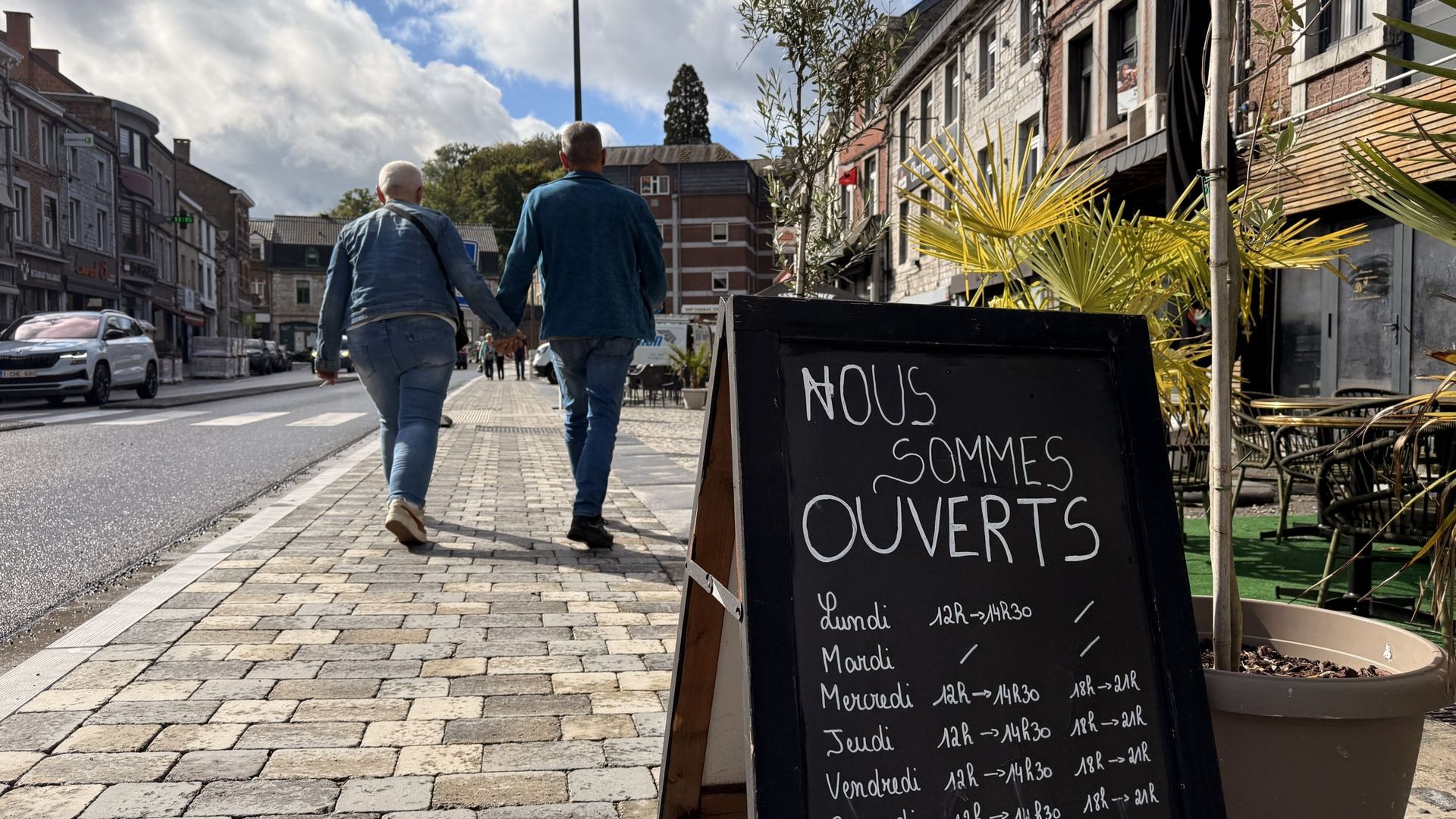 Aywaille : après deux ans de travaux, la place Joseph Thiry prend forme