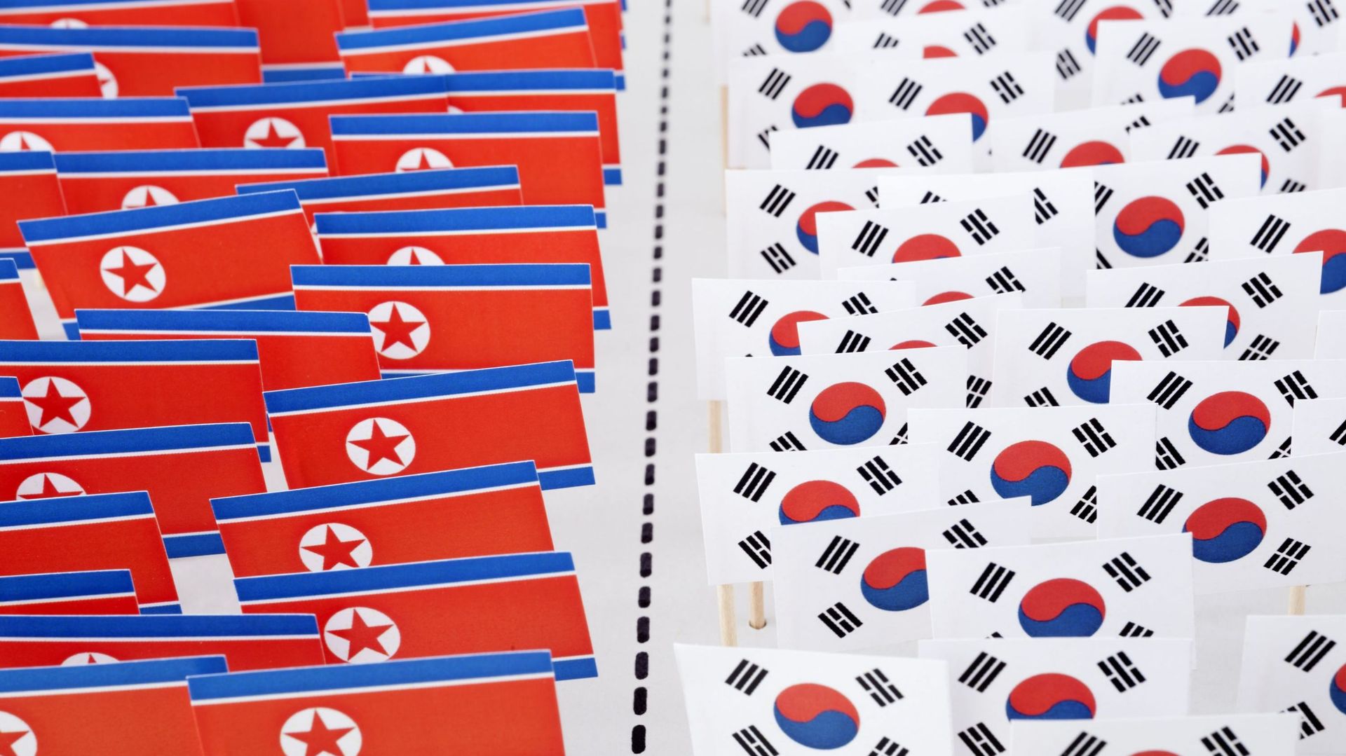 La Corée: un pays divisé.