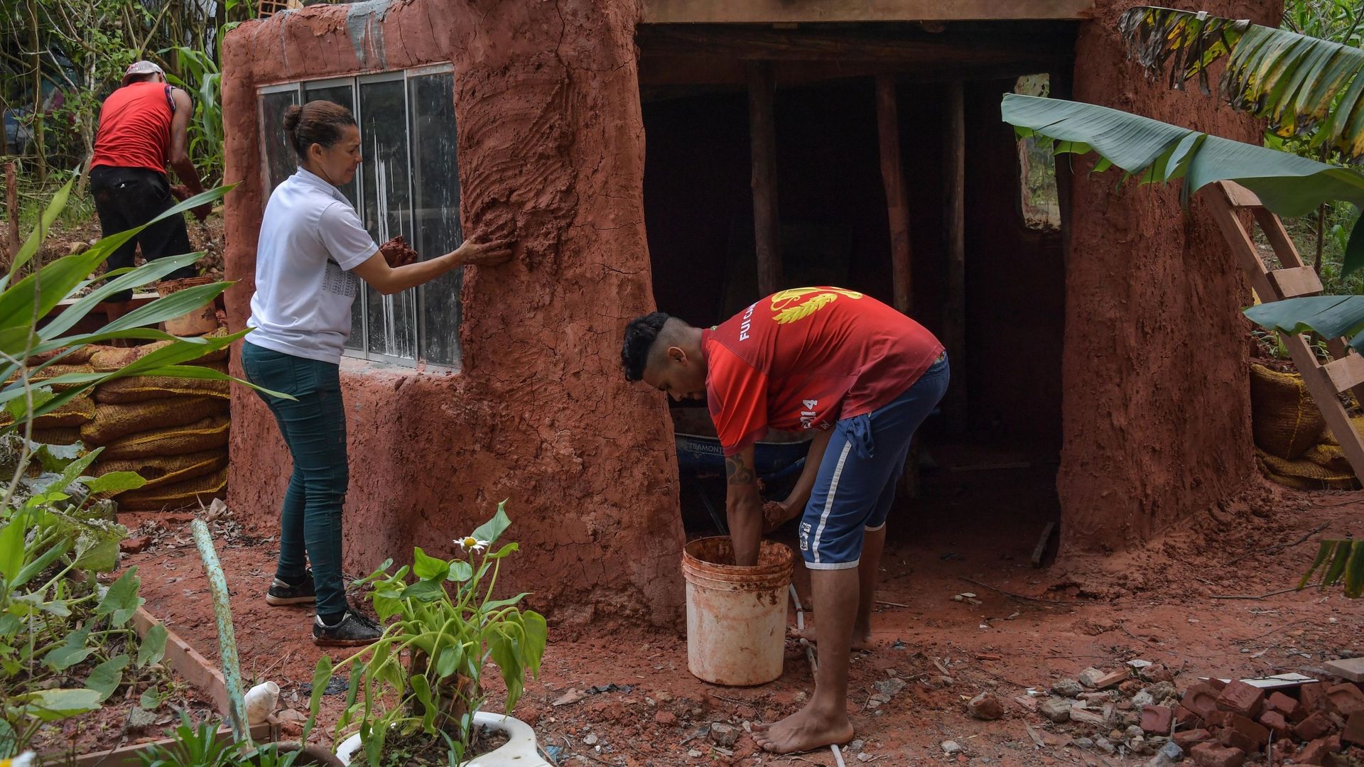 Près de Sao Paulo, la favela verte de "Lia l'espérance"